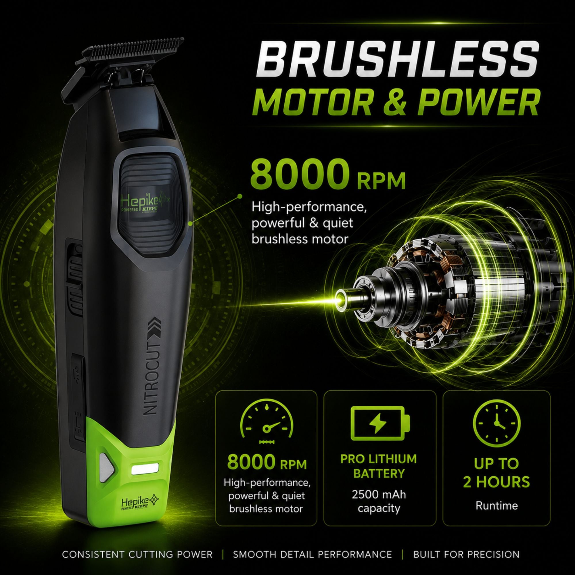 Kiepe - Hepike Nitrocut Hair Trimmer 6372