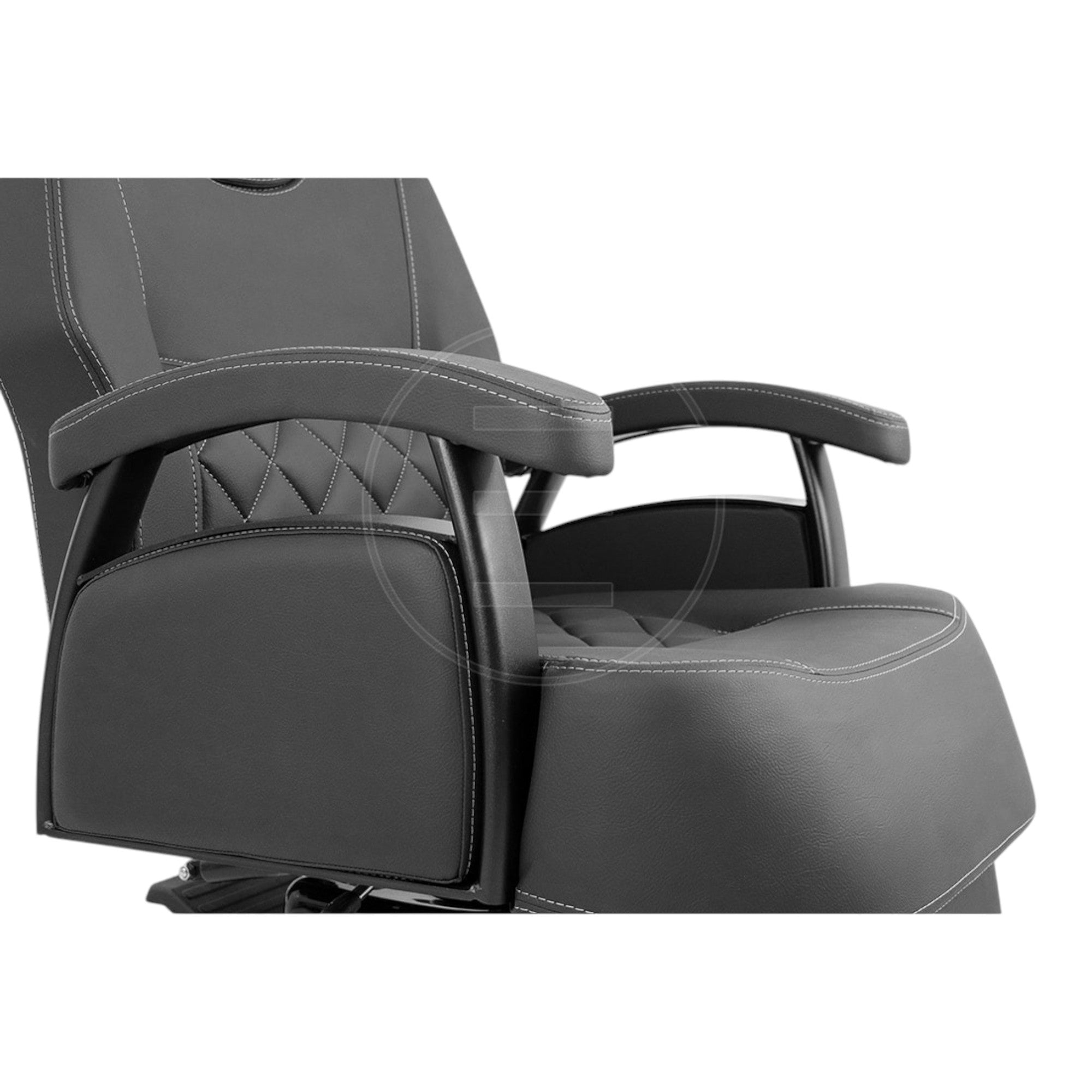 Alpeda - Hercule Black Edition A Barber Chair (Black Finish)