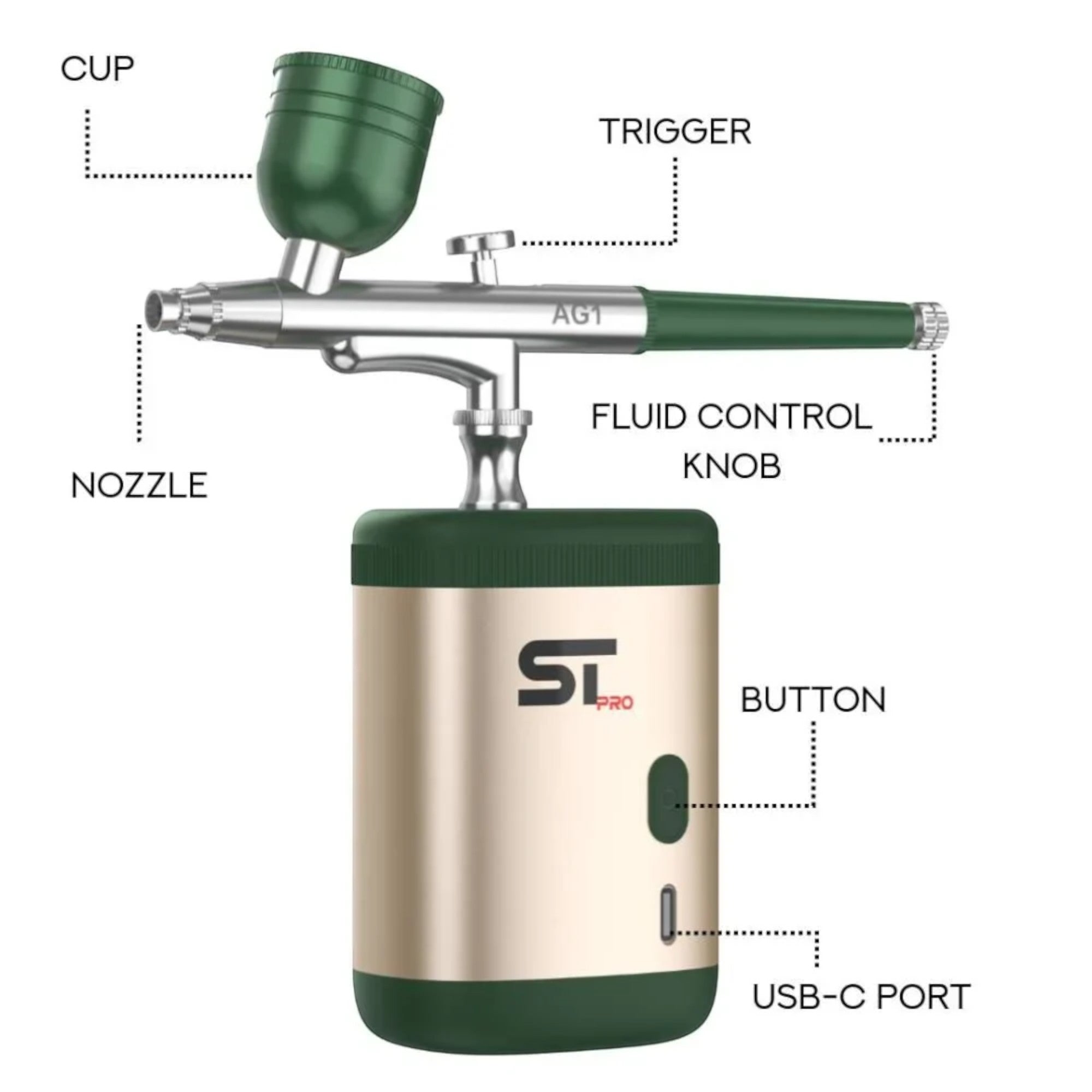 Supreme Trimmer - Airbrush Gun Kit - Sand