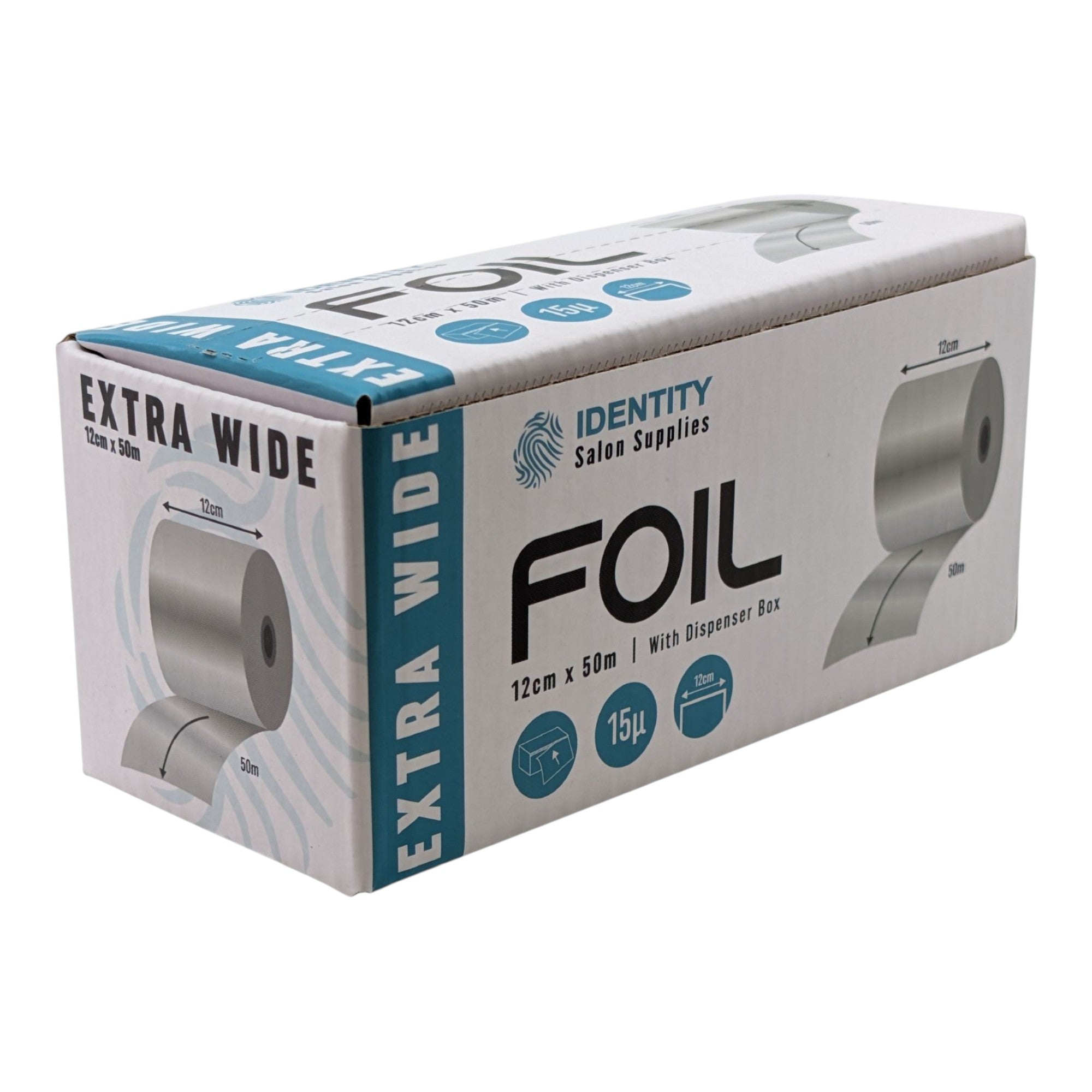 Identity - Extra Wide Foil Silver 120mm x 50m