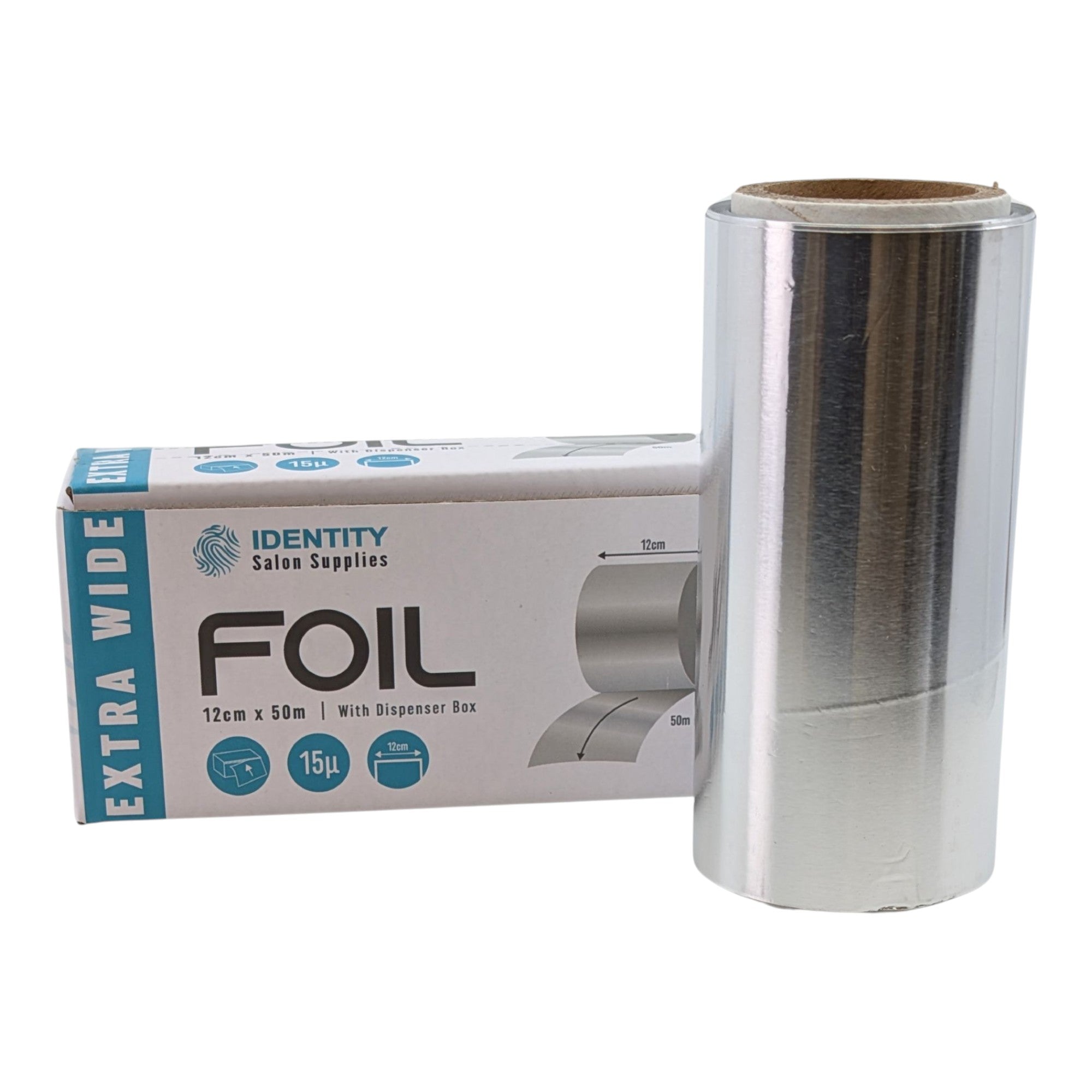 Identity - Extra Wide Foil Silver 120mm x 50m