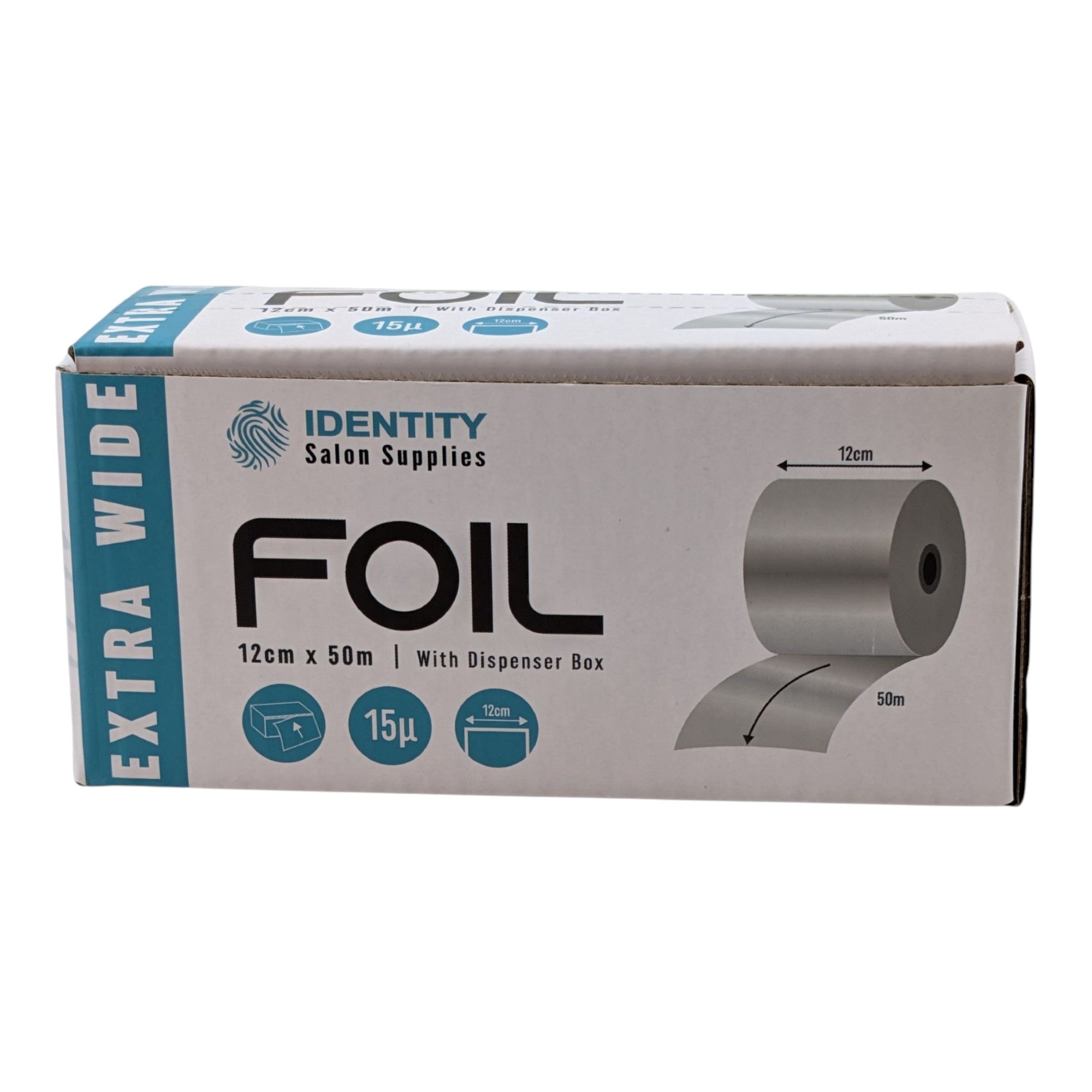 Identity - Extra Wide Foil Silver 120mm x 50m