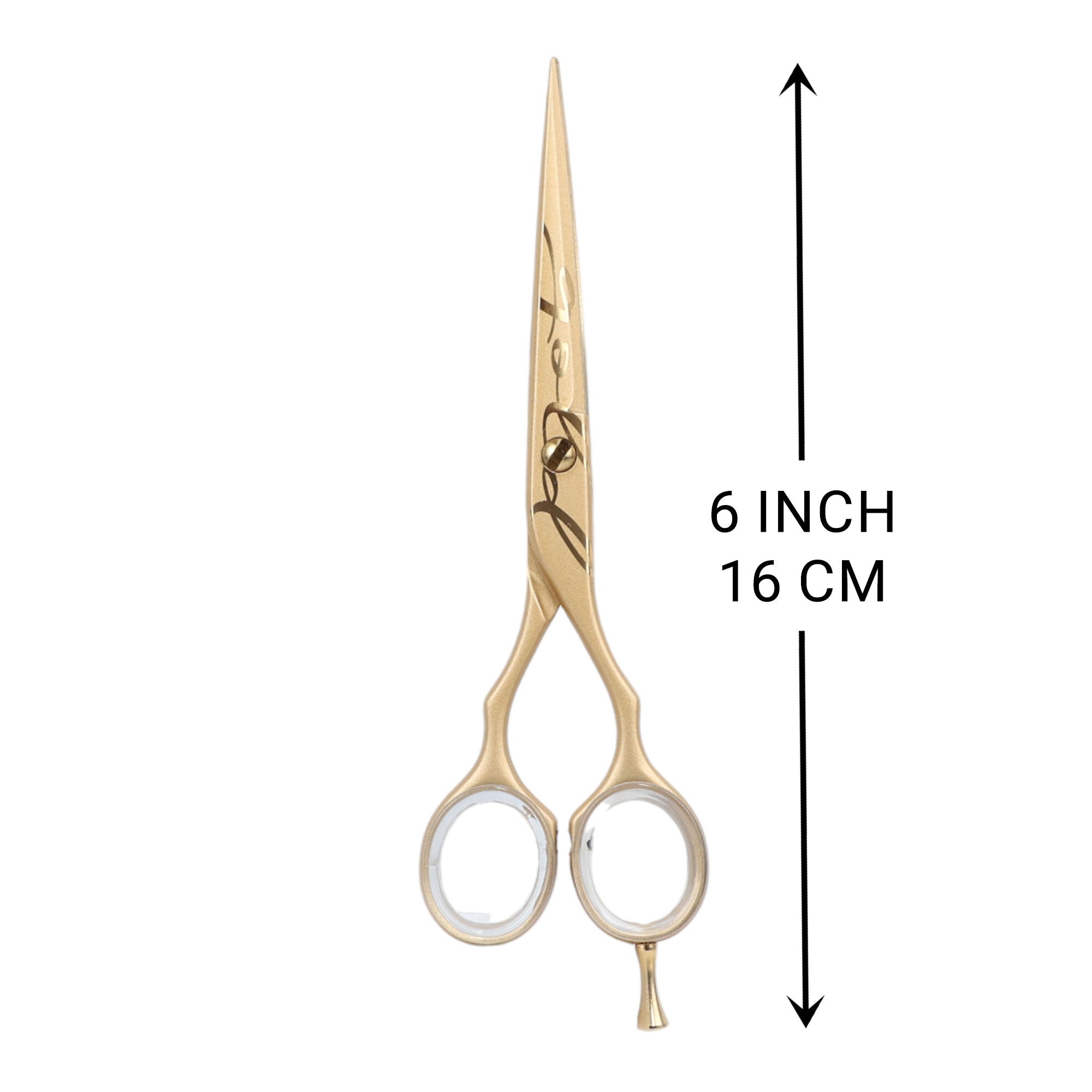 Kiepe - 2451 Luxury Gold Cut Razor Ergo Anatomic Scissors 6 Inch (16cm)