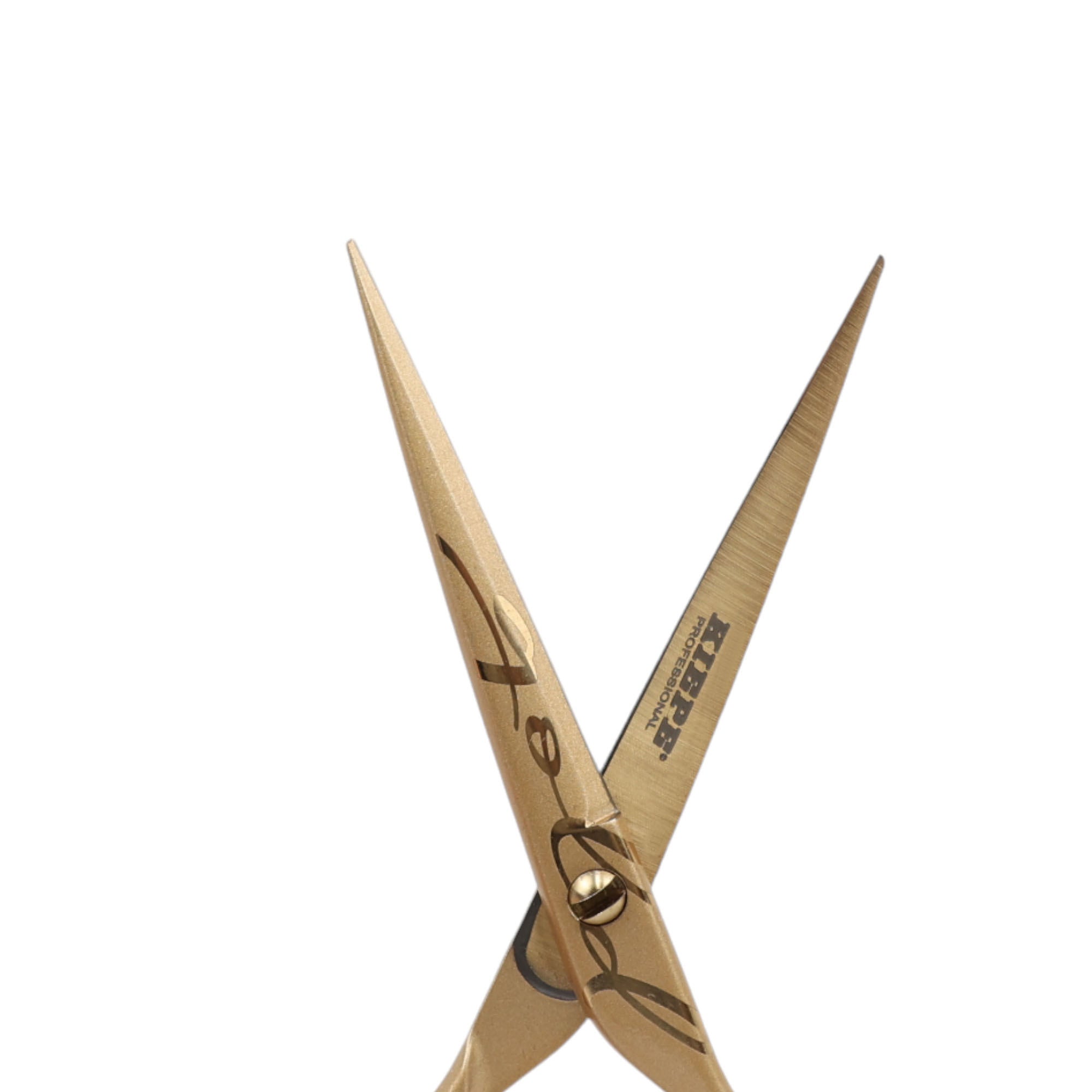 Kiepe - 2451 Luxury Gold Cut Razor Ergo Anatomic Scissors 6 Inch (16cm)