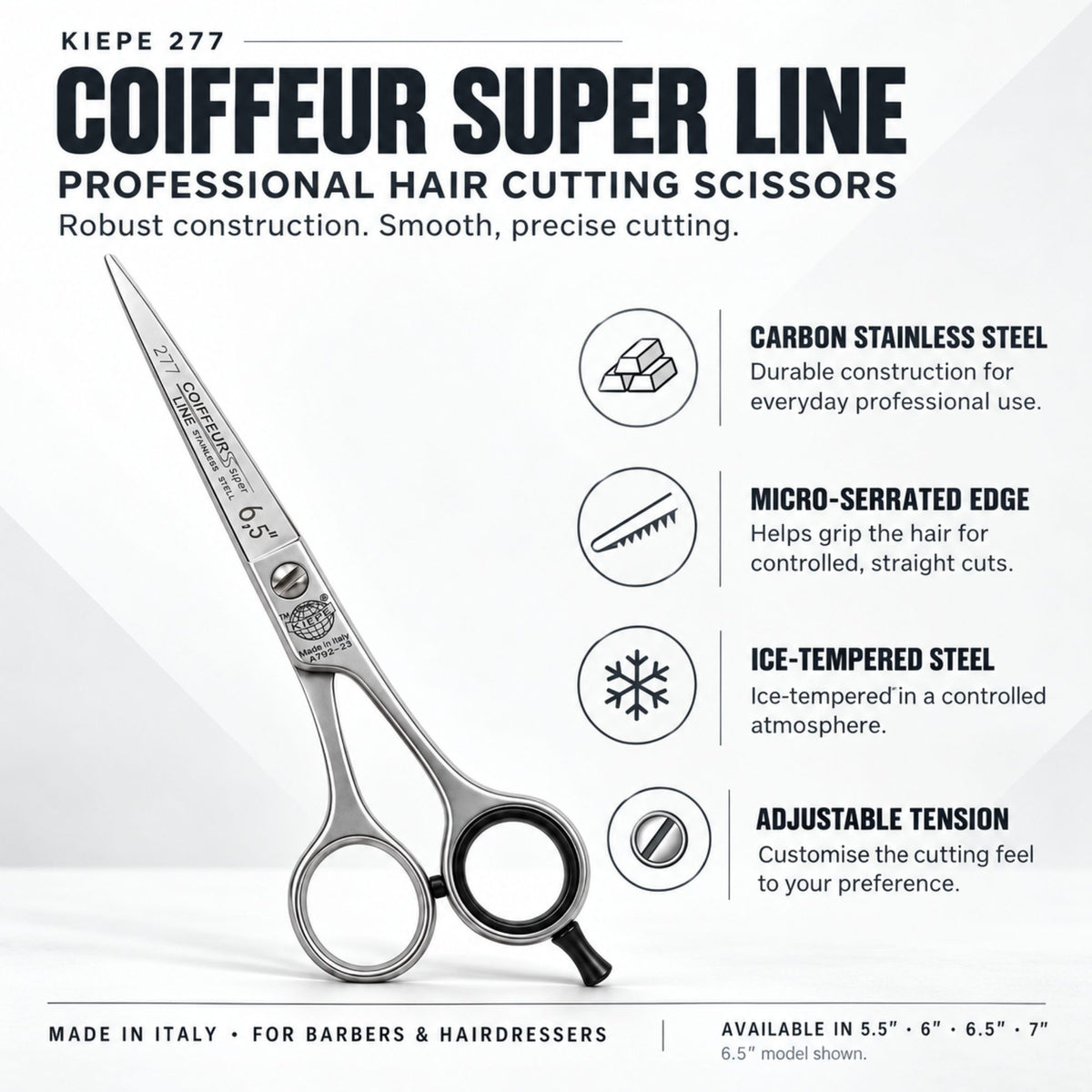 Kiepe - 277 Coiffeur Super Scissors 6 Inch (16cm)