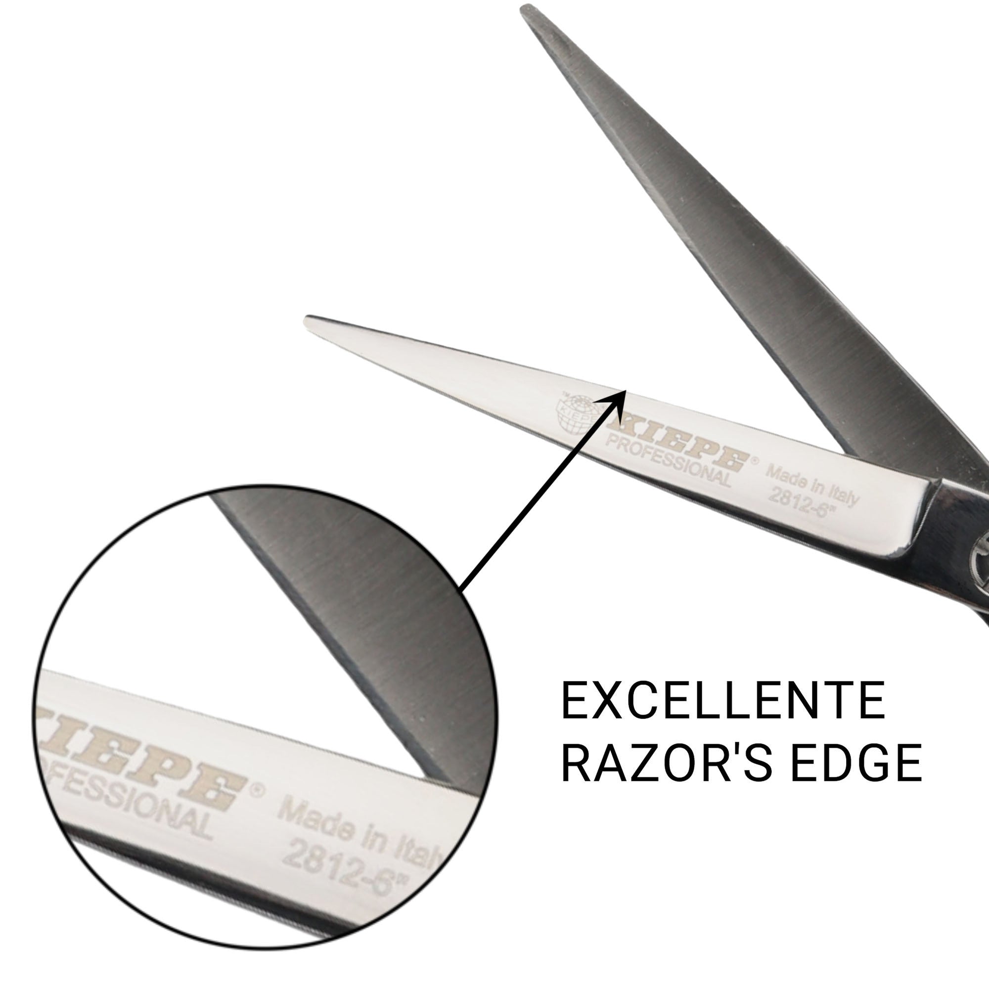 Kiepe - 2812 Monster Cut Razor Edge Scissors Offset 5.5 Inch (14cm)