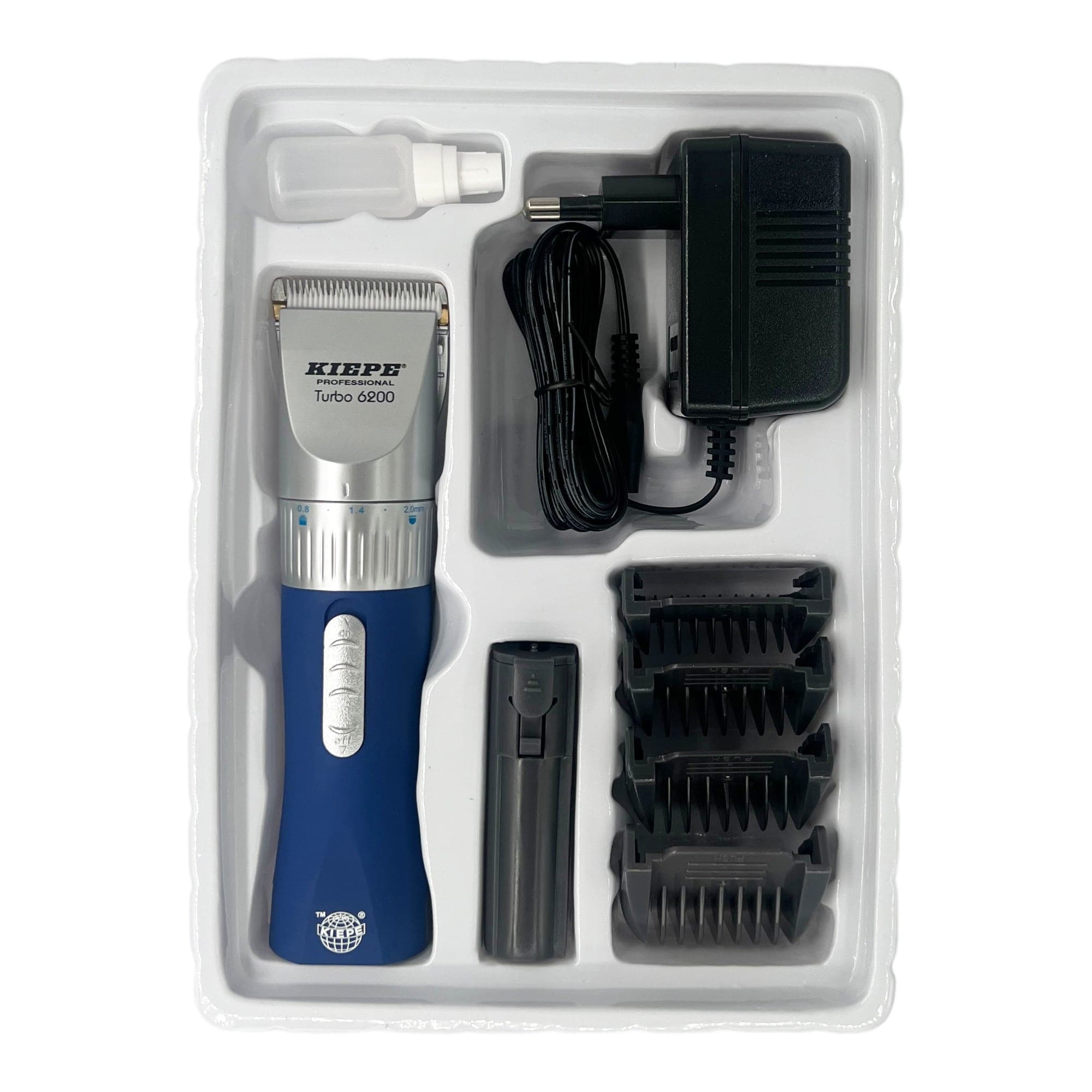 Kiepe - Professional Hair Clipper Turbo 6200 with Extra Battery