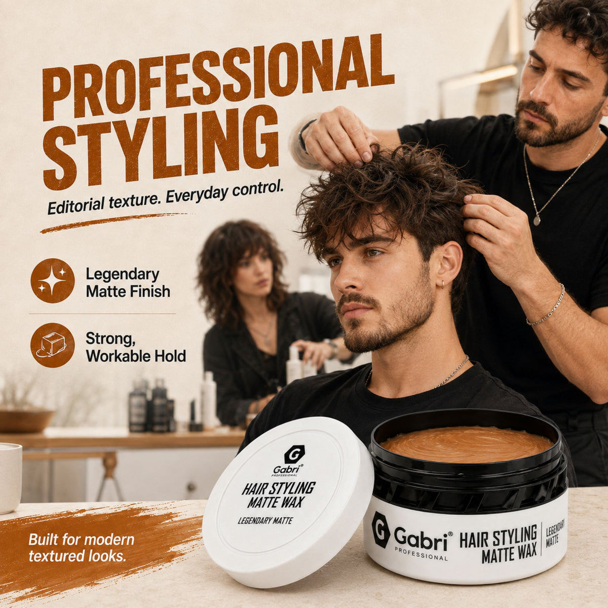 Gabri Professional - Hair Styling Matte Wax Legendary Matte 150ml
