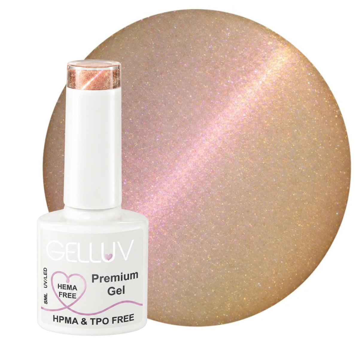 Gelluv - Gel Nail Polish Molten Gold 8ml