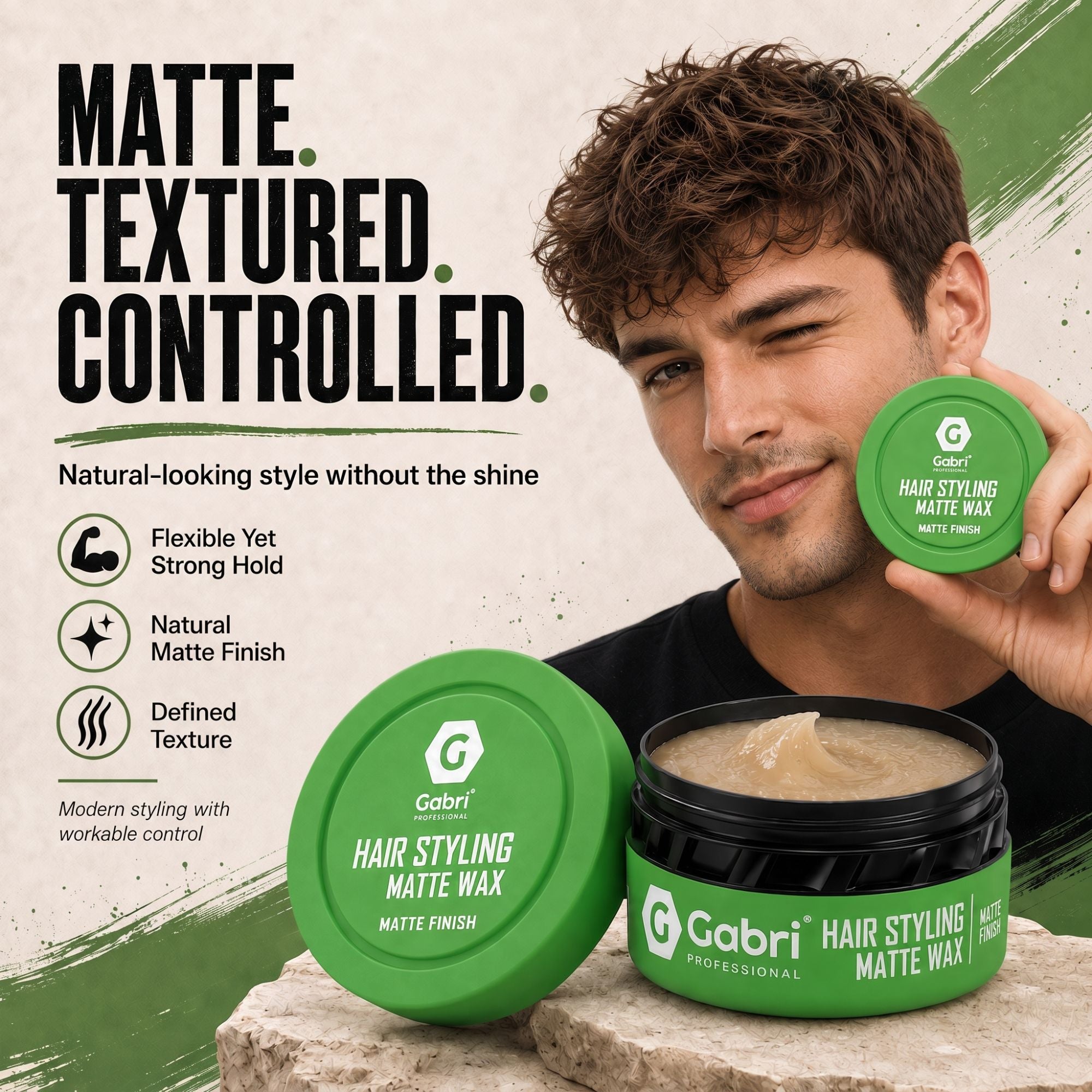 Gabri Professional - Hair Styling Matte Wax Matte Finish 150ml