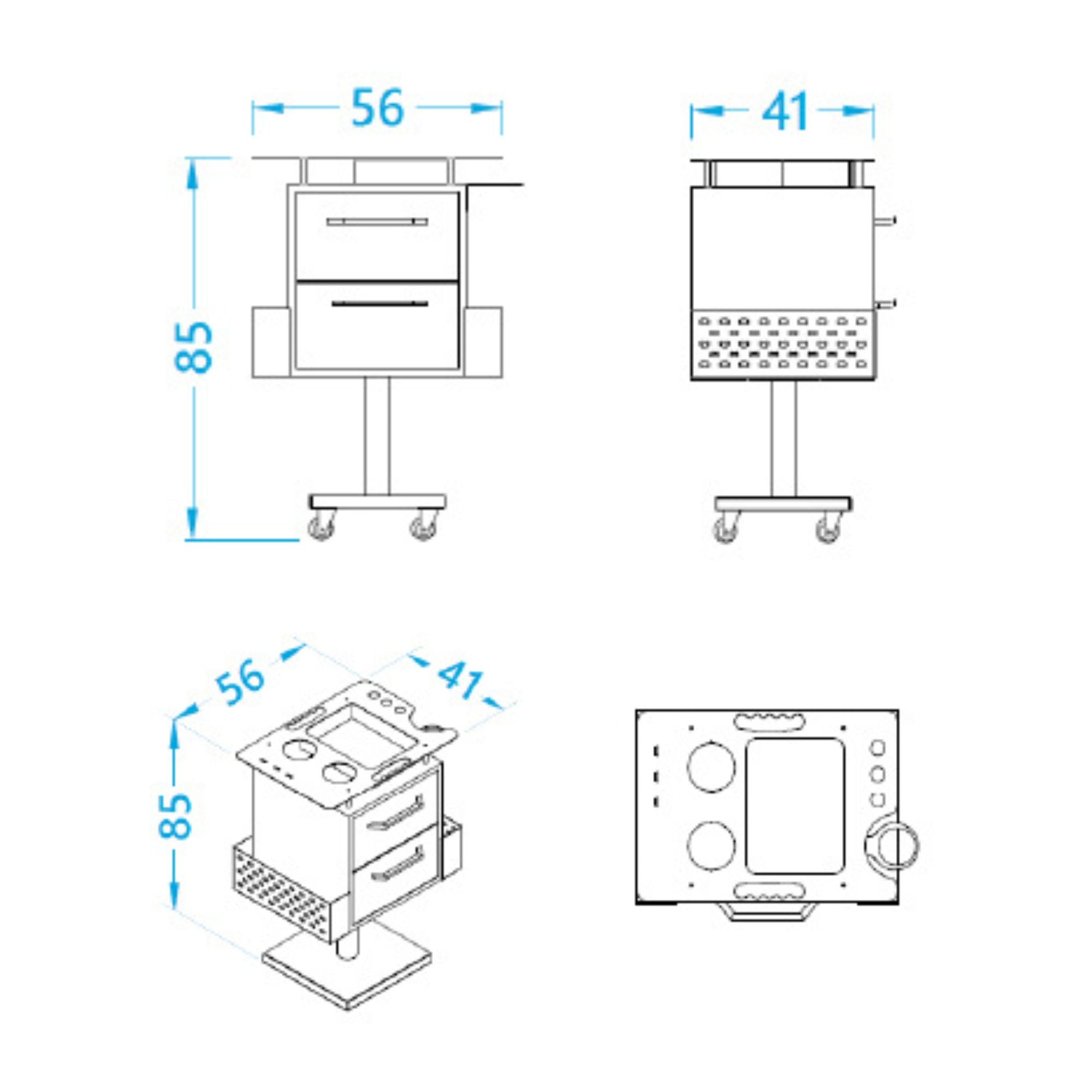 Alpeda - Medic Styling Trolley
