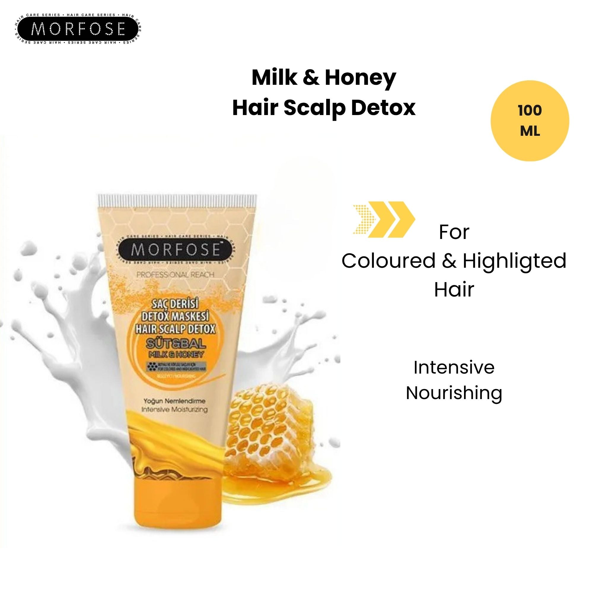 Morfose - Milk & Honey Hair Scalp Detox 100ml