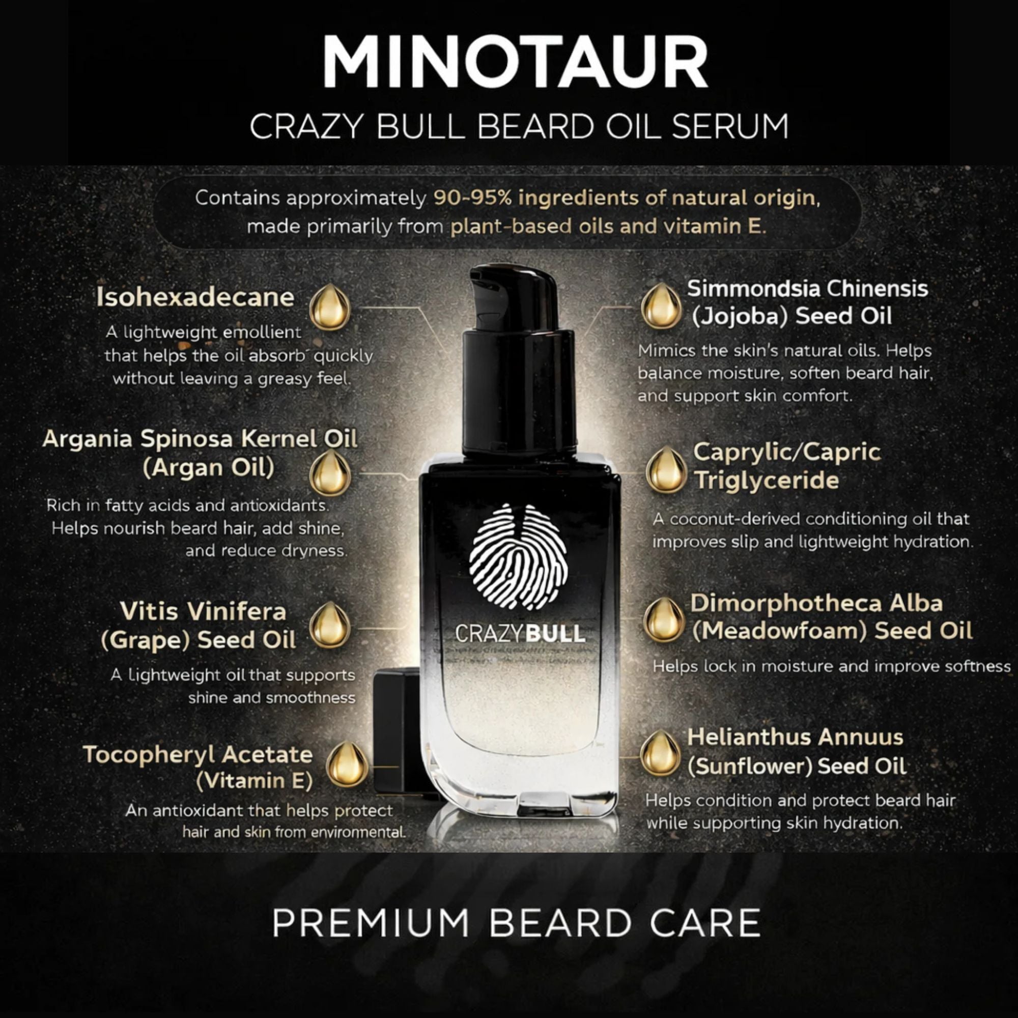 Crazy Bull - Minotaur Beard Conditioning Oil Serum 35ml
