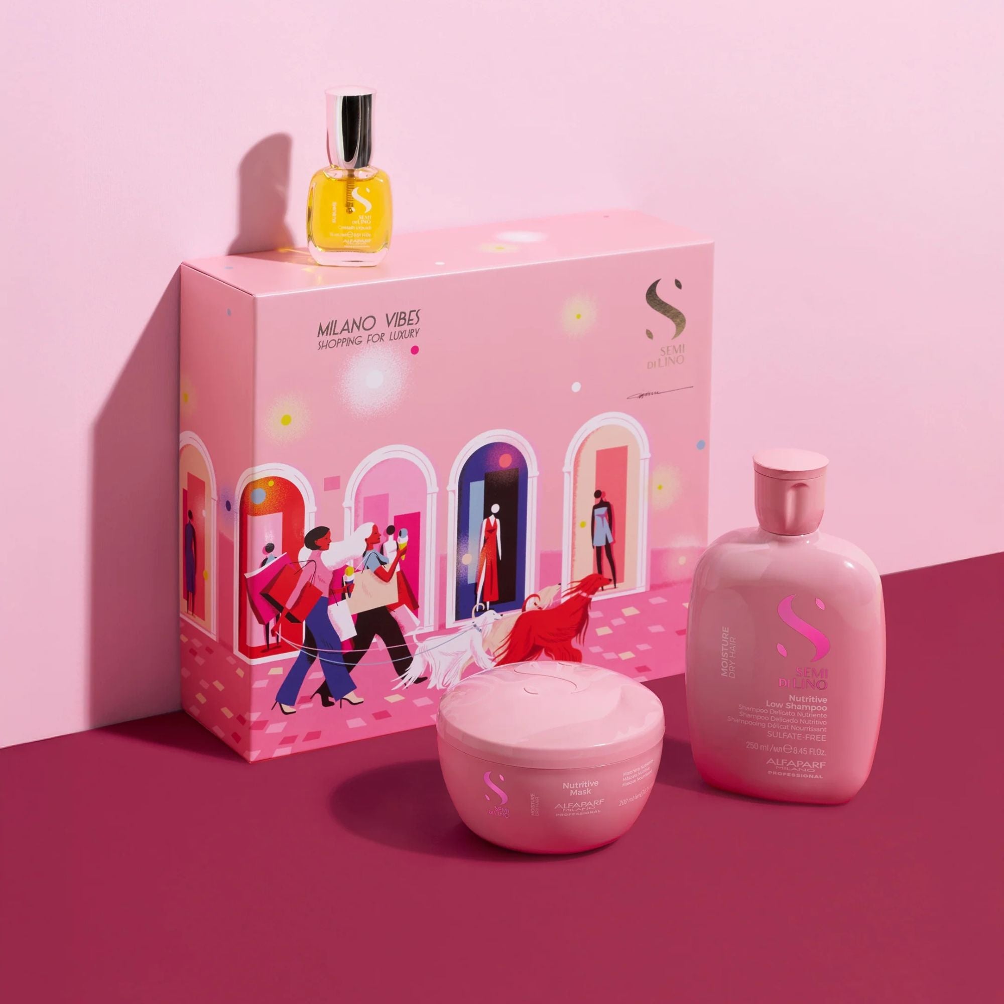 Alfaparf - Semi Di Lino Moisture Nutritive Holiday Set