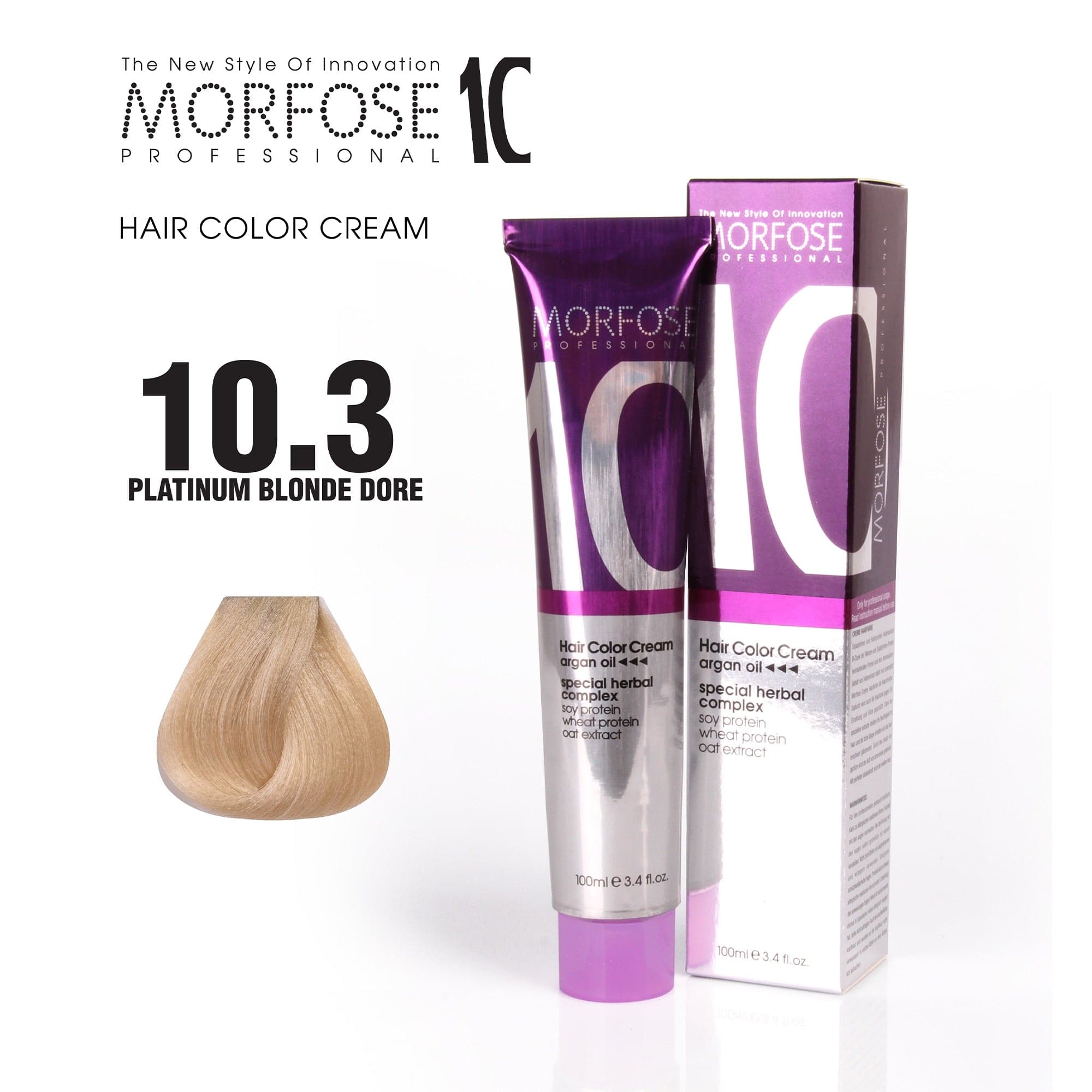 Morfose - 10 Hair Colour Cream Gold Series 100ml