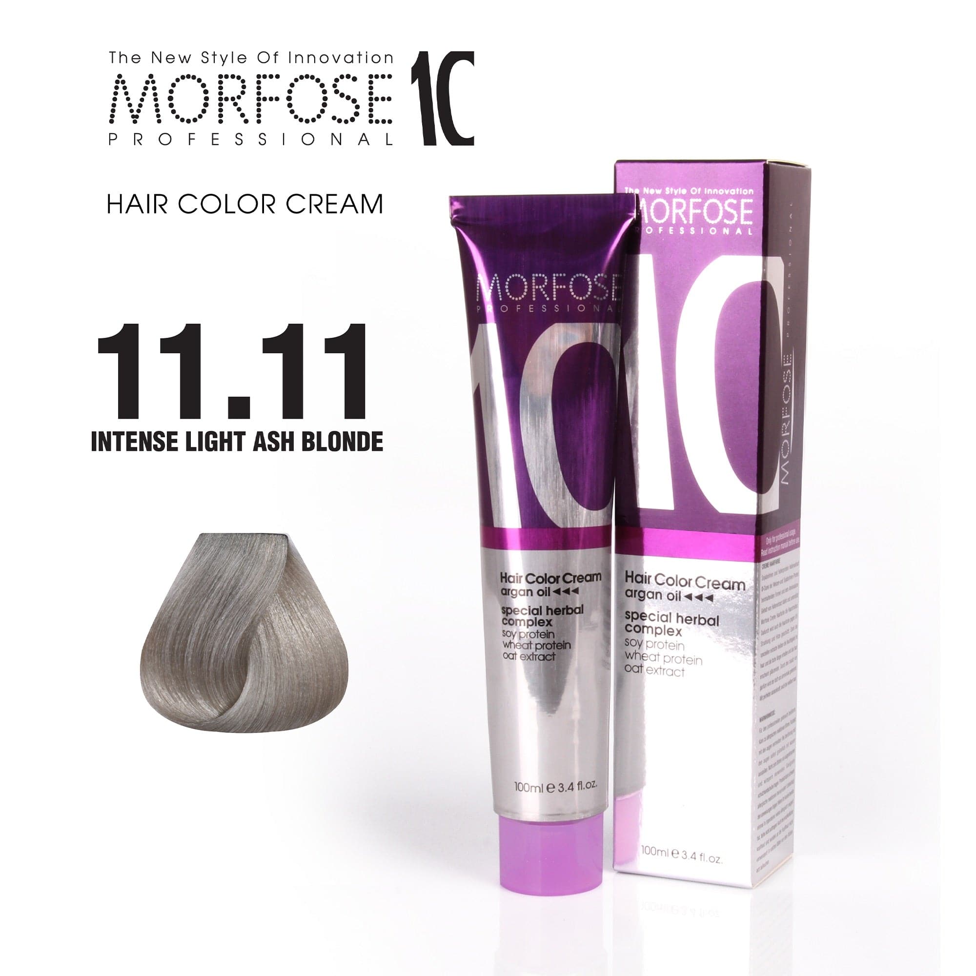 Morfose - 10 Hair Colour Cream Intense Ash Series 100ml