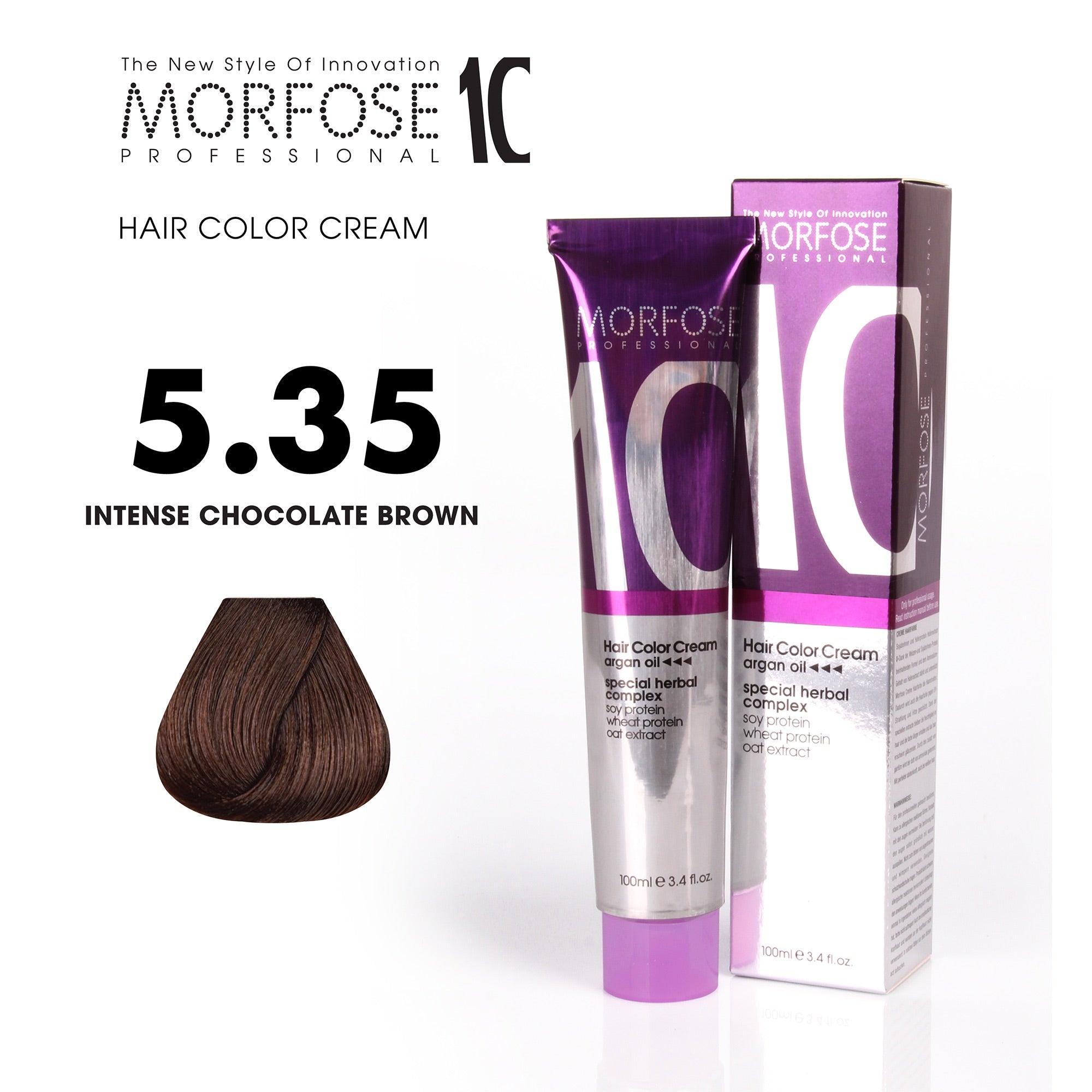 Morfose - 10 Hair Colour Cream Trend Brown Series 100ml