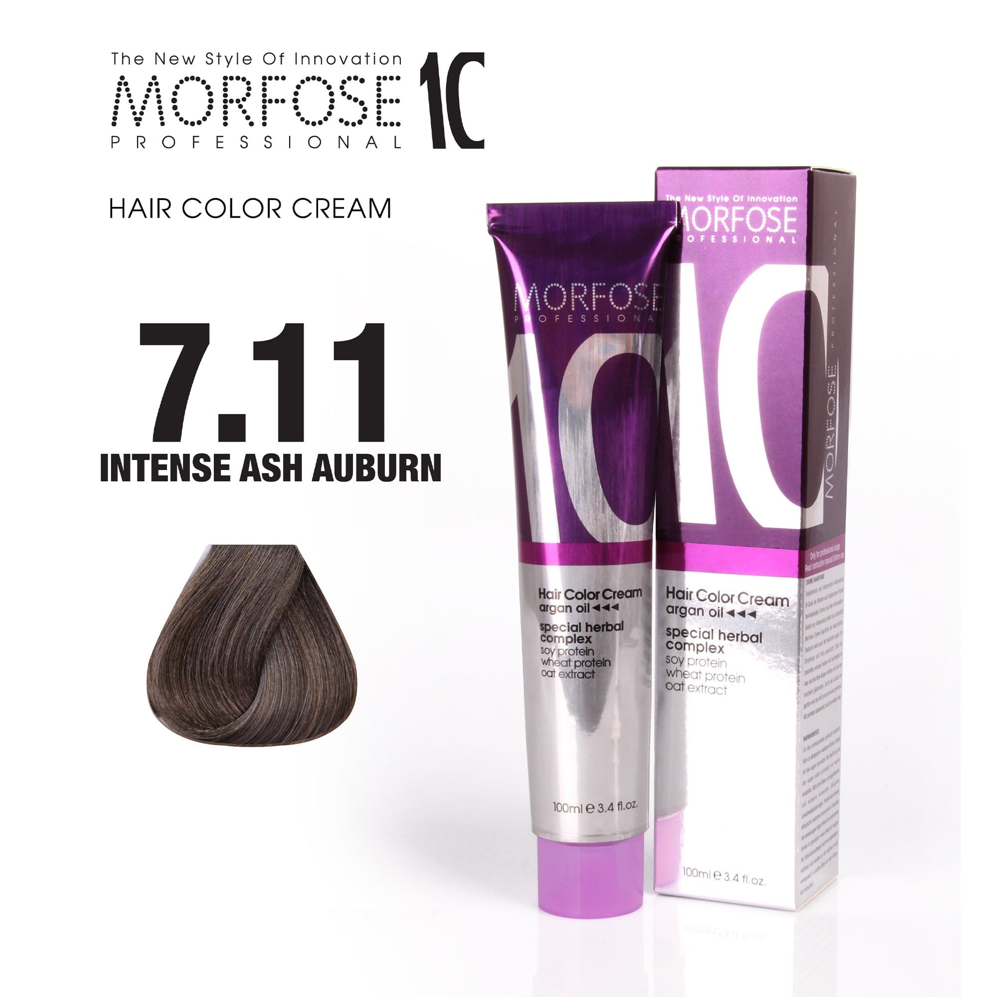 Morfose - 10 Hair Colour Cream Intense Ash Series 100ml