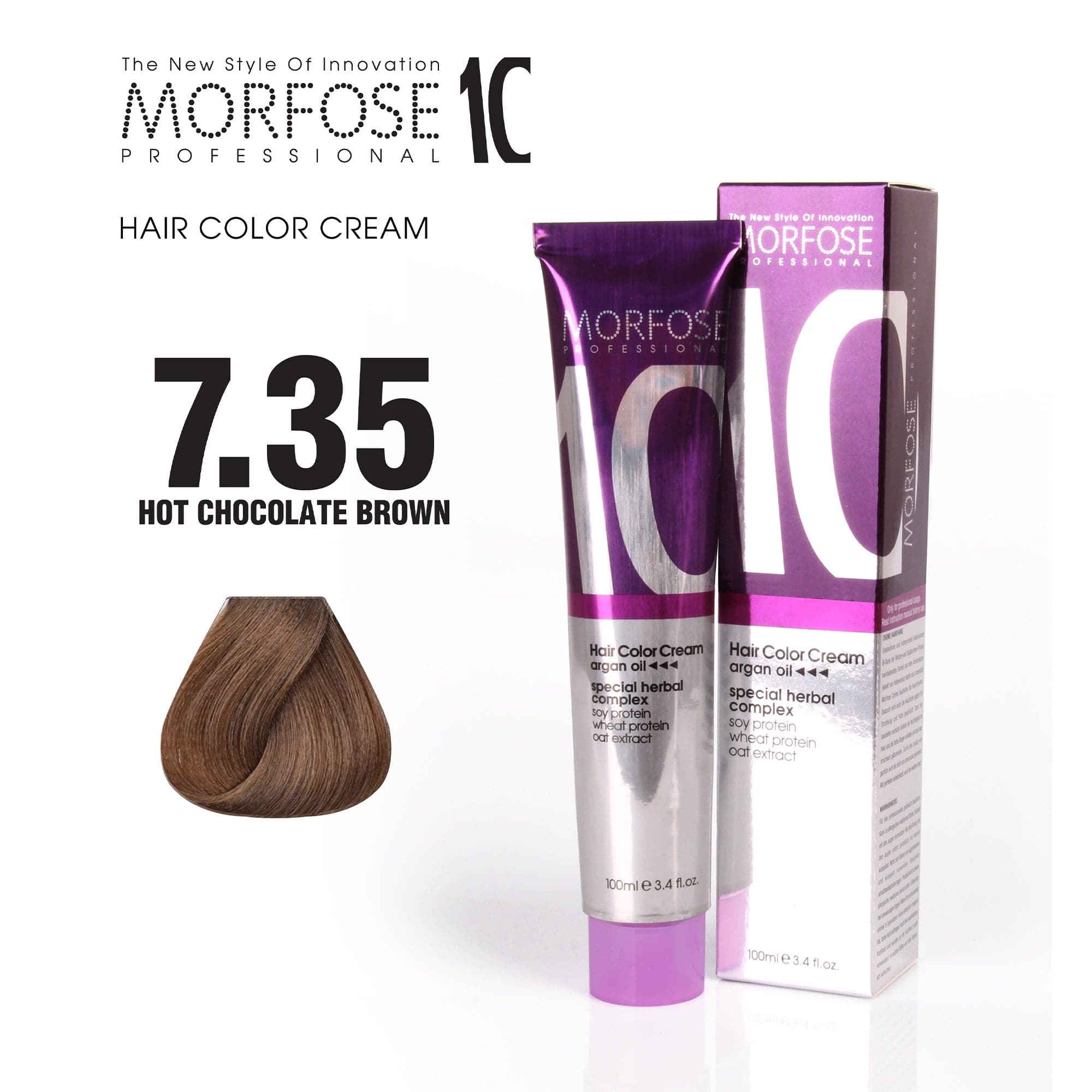 Morfose - 10 Hair Colour Cream Trend Brown Series 100ml