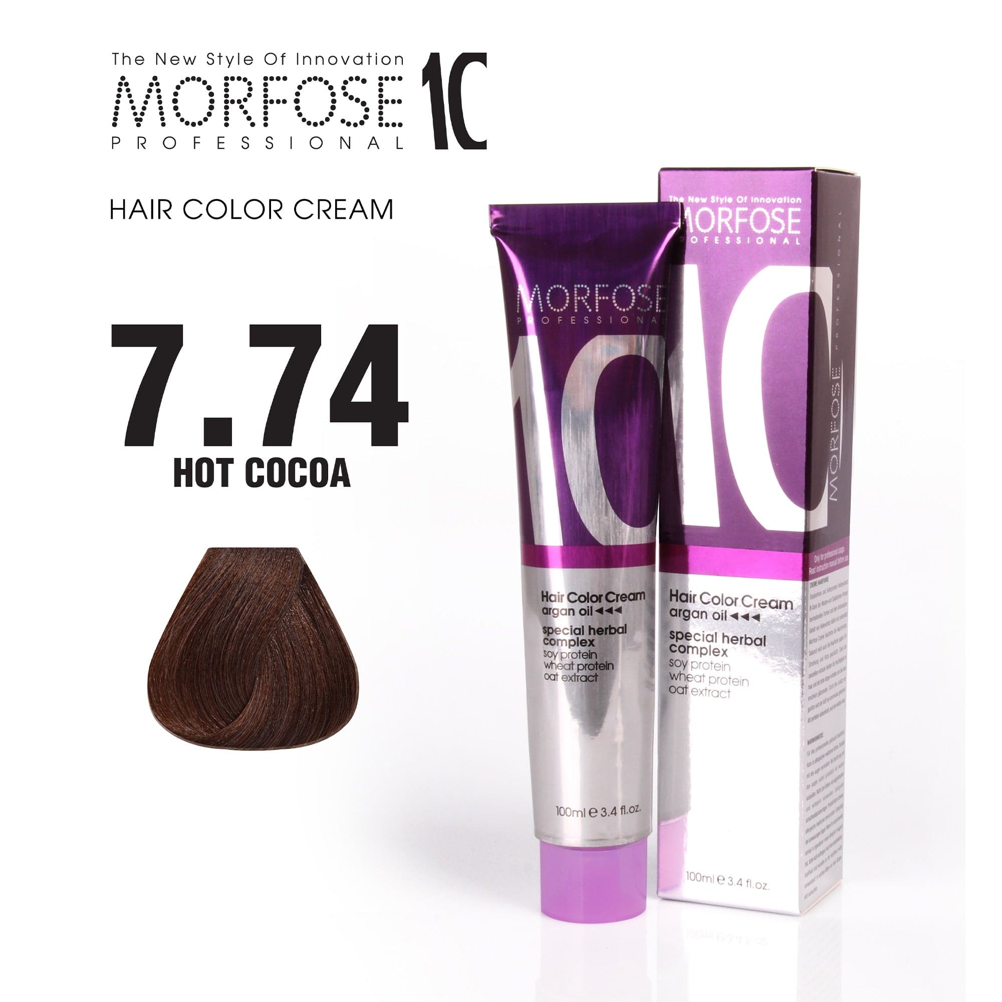 Morfose - 10 Hair Colour Cream Brown Series 100ml