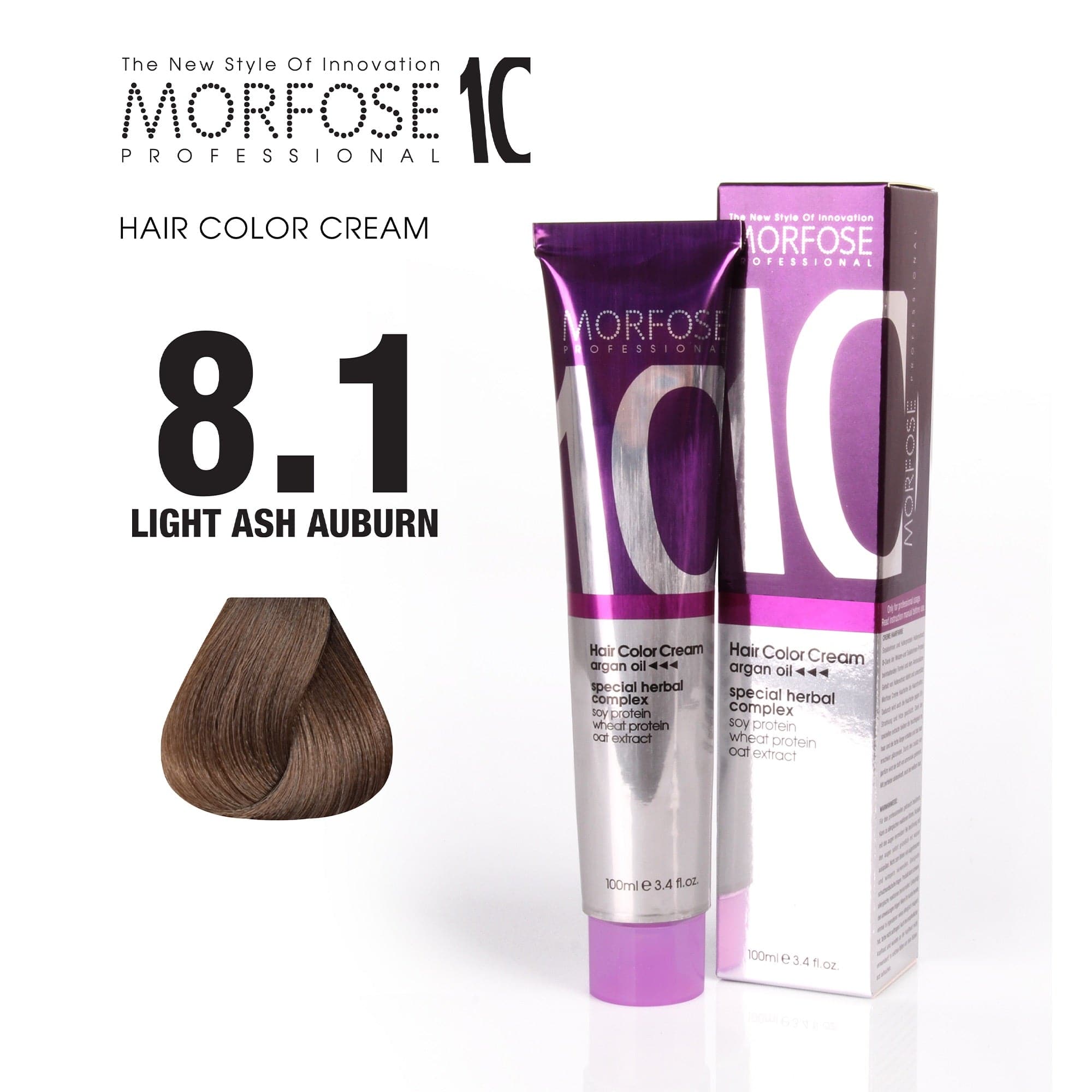 Morfose - 10 Hair Colour Cream Intense Ash Series 100ml