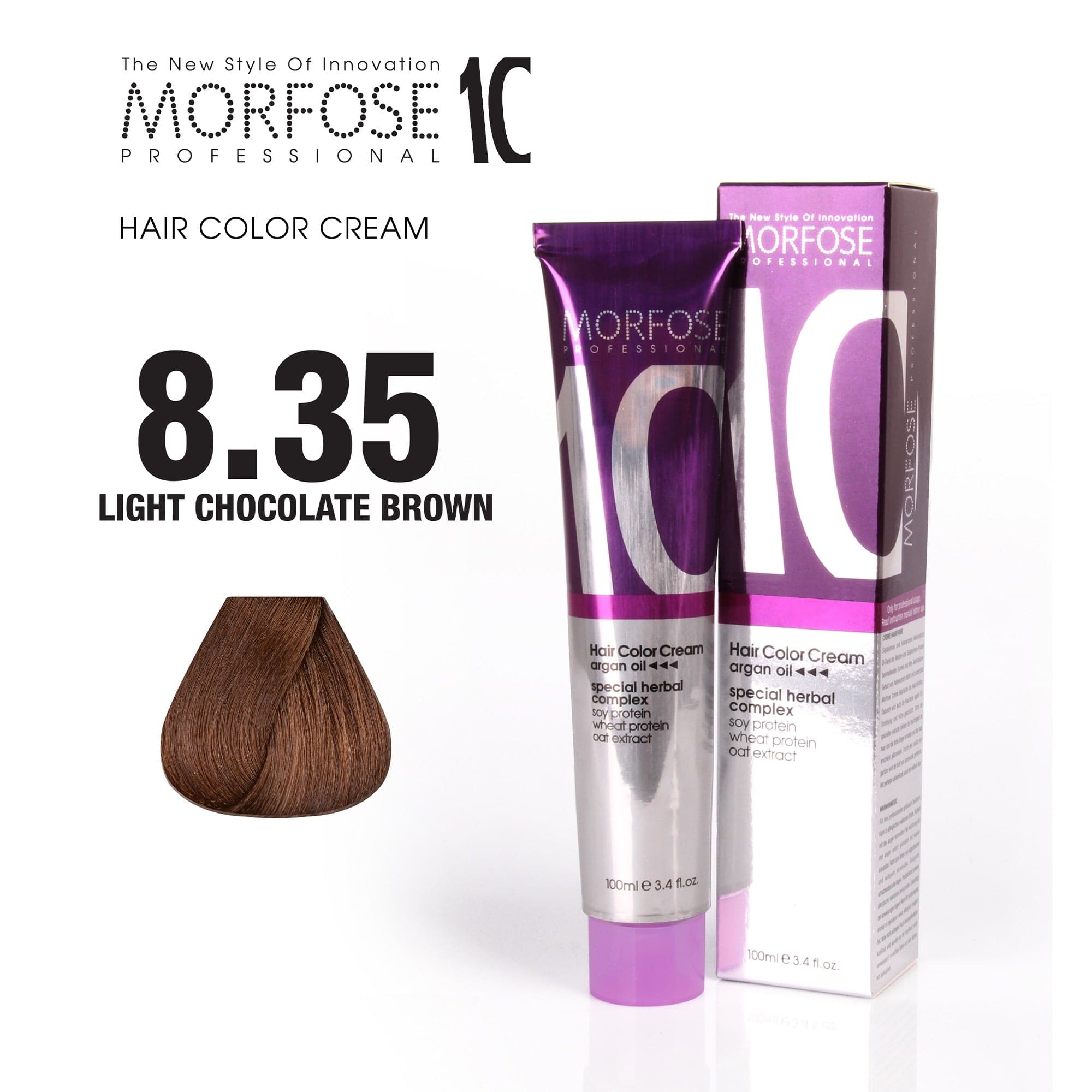 Morfose - 10 Hair Colour Cream Trend Brown Series 100ml