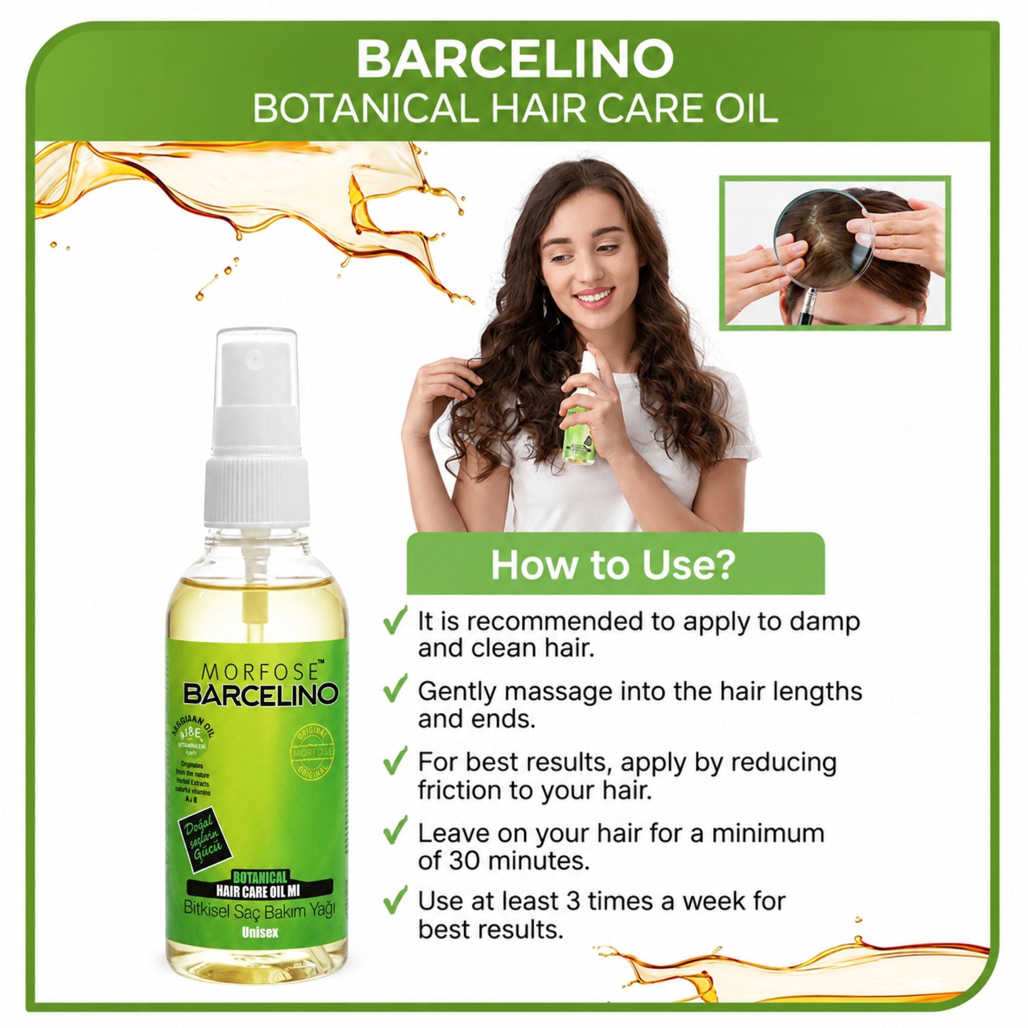 Morfose - Barcelino Botanical Hair Care Oil 150ml