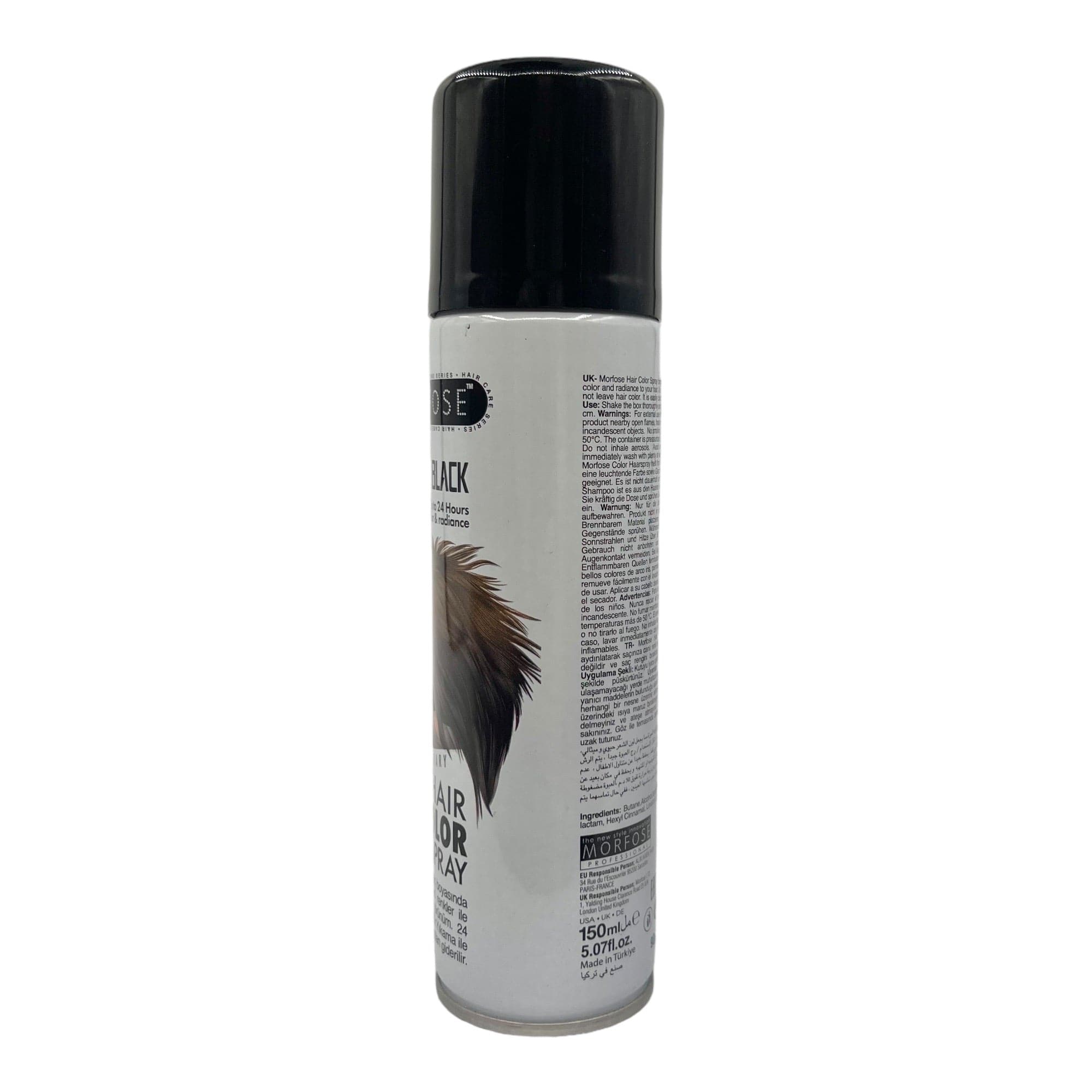 Morfose - Royal Black Hair Color Spray 150ml