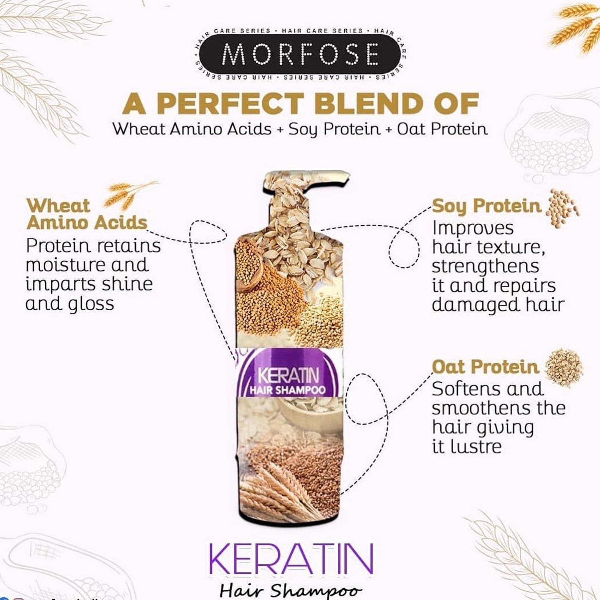 Morfose - Keratin Hair Shampoo 1000ml