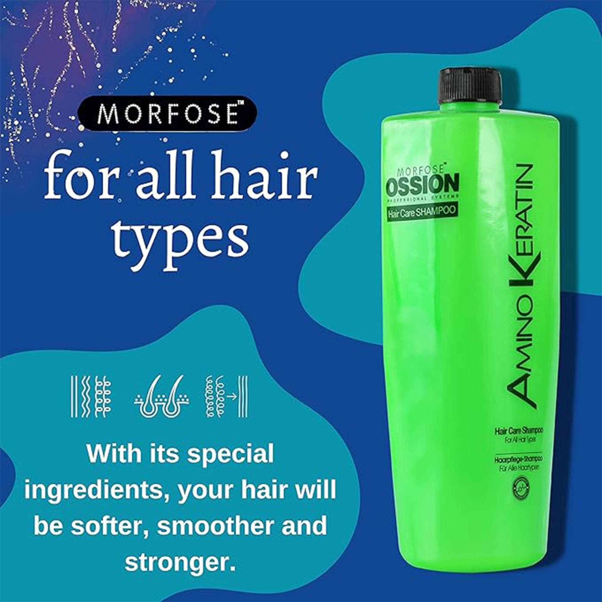 Morfose - Ossion Amino Keratin Hair Care Shampoo 800ml