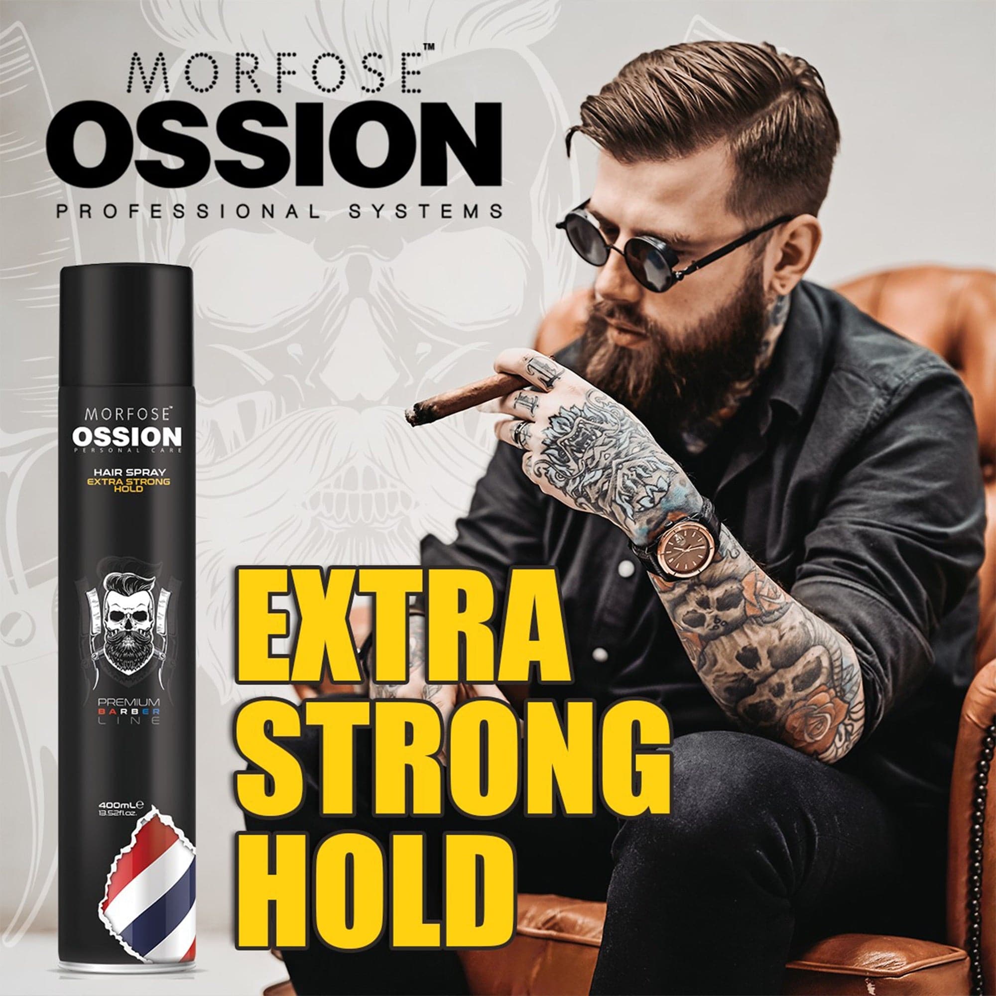 Morfose - Ossion Extra Strong Hold Hair Spray 400ml