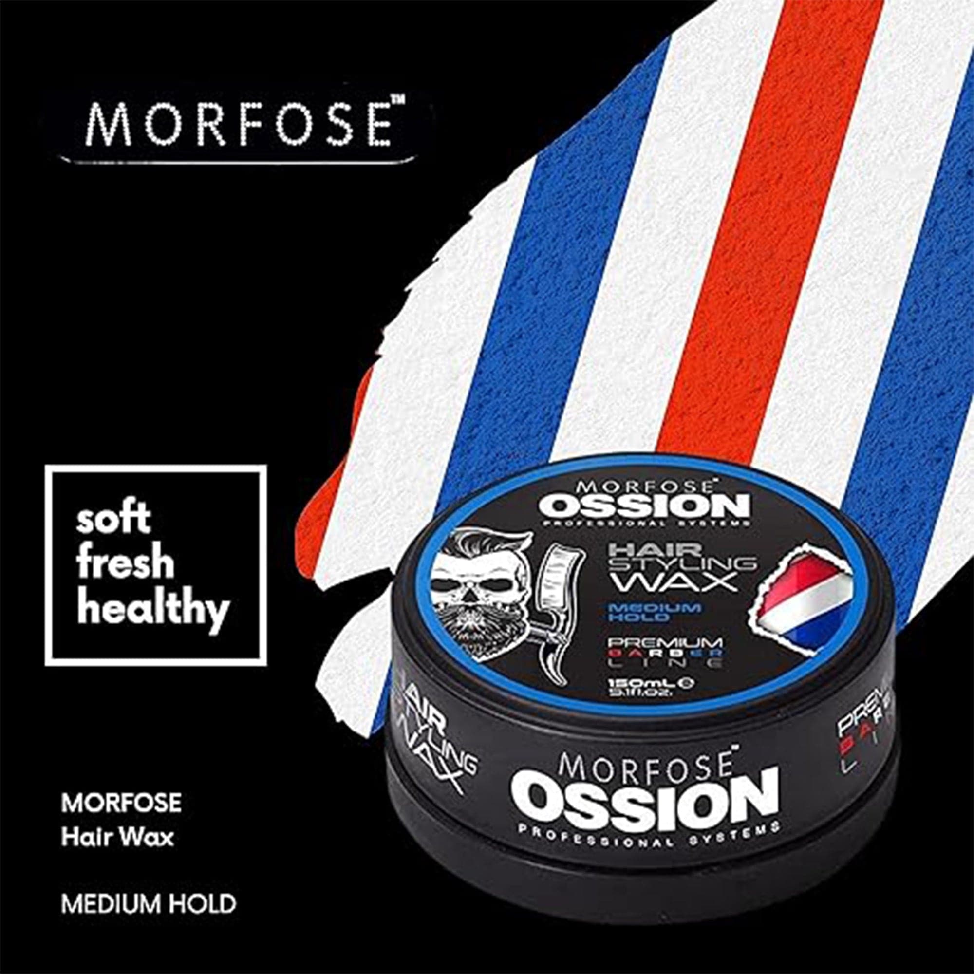 Morfose - Ossion Medium Hold Hair Styling Wax 150ml