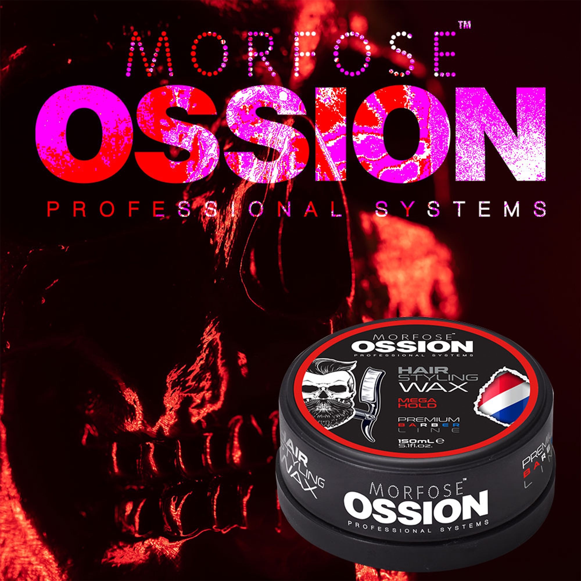 Morfose - Ossion Mega Hold Hair Styling Wax 150ml