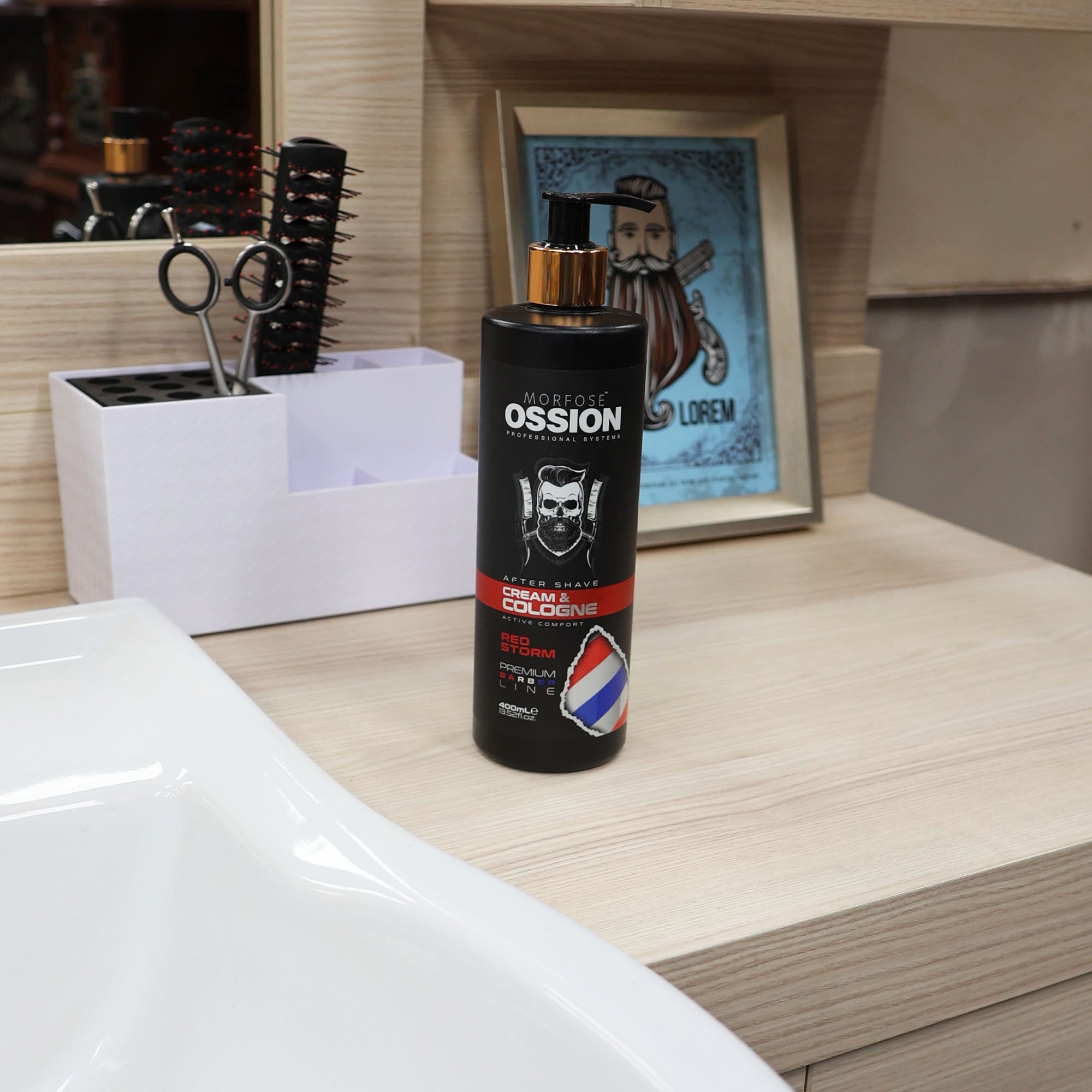 Morfose - Ossion After Shave Cream & Cologne Red Storm 400ml