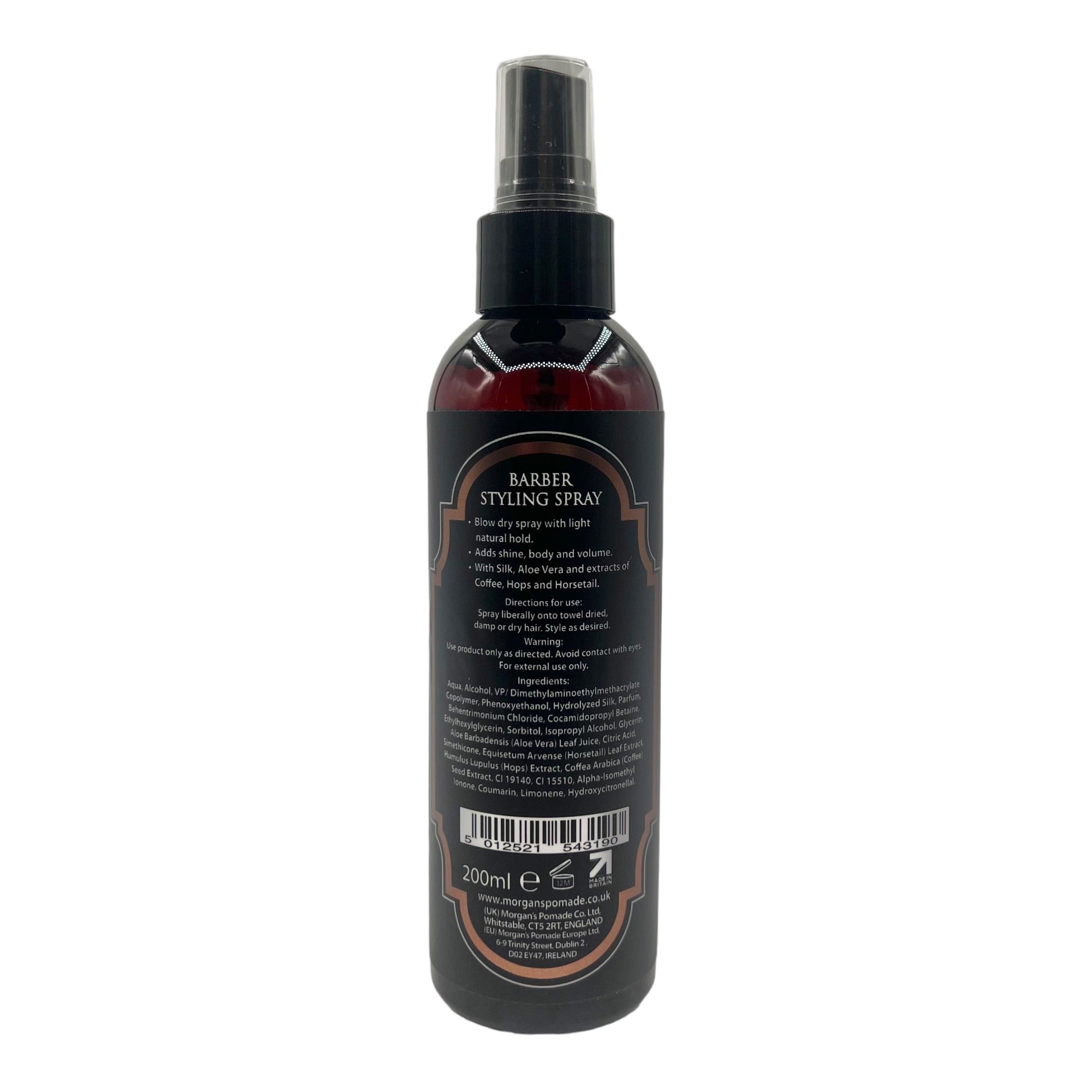 Morgan's - Barber Styling Spray Light Natural Hold 200ml