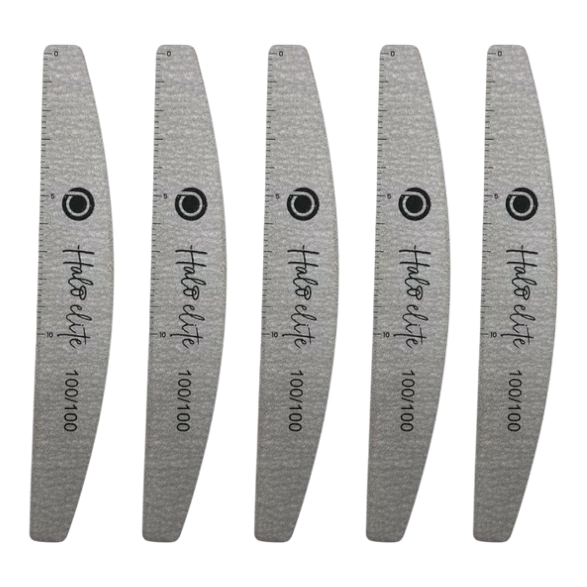 Halo - Half-Moon Zebra File Grit 5 Pack