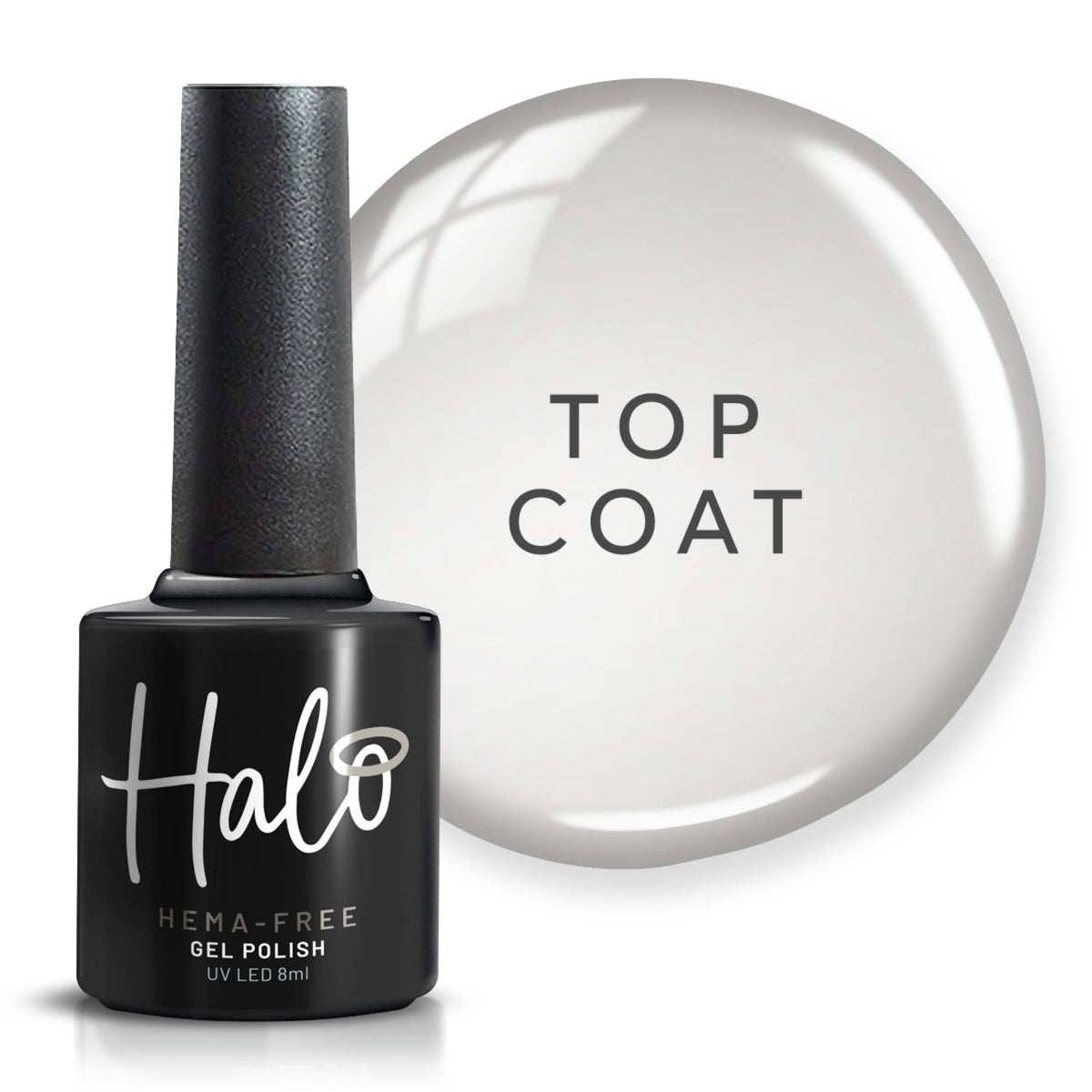 Halo - Gel Polish Top Coat Wipe 8ml