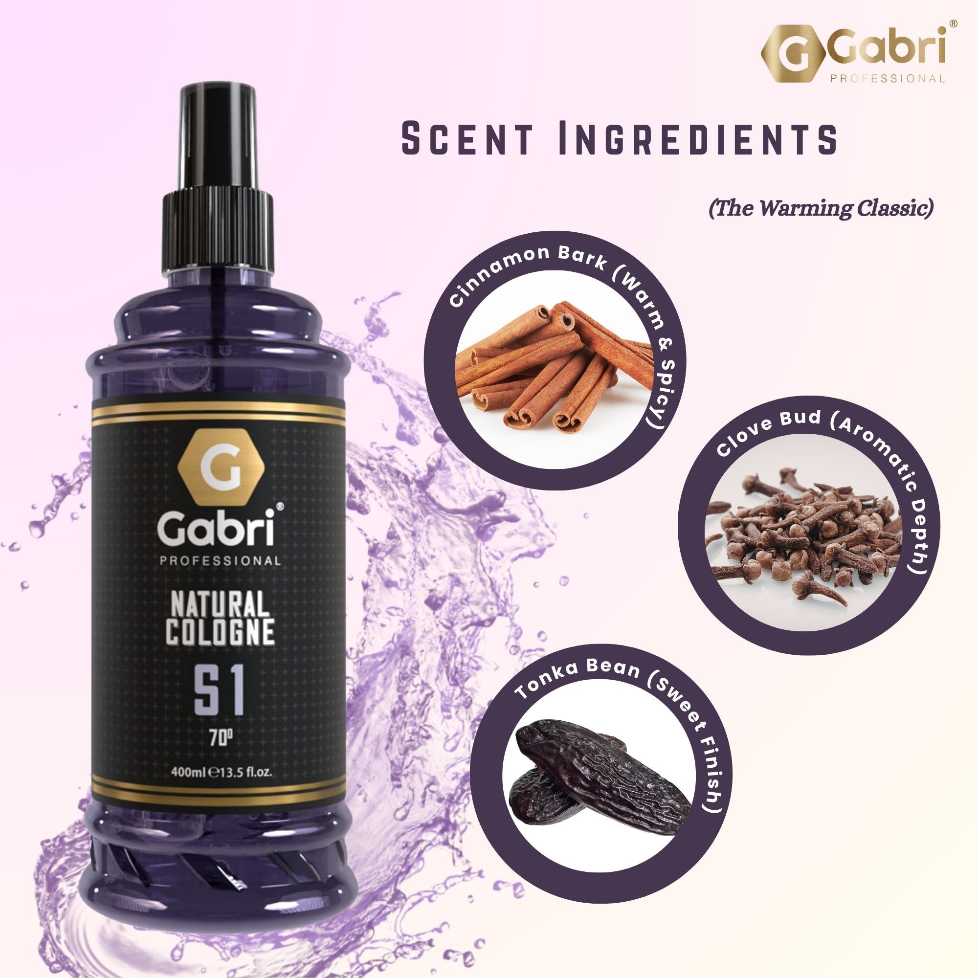 Gabri Professional - Natural Cologne S1 400ml