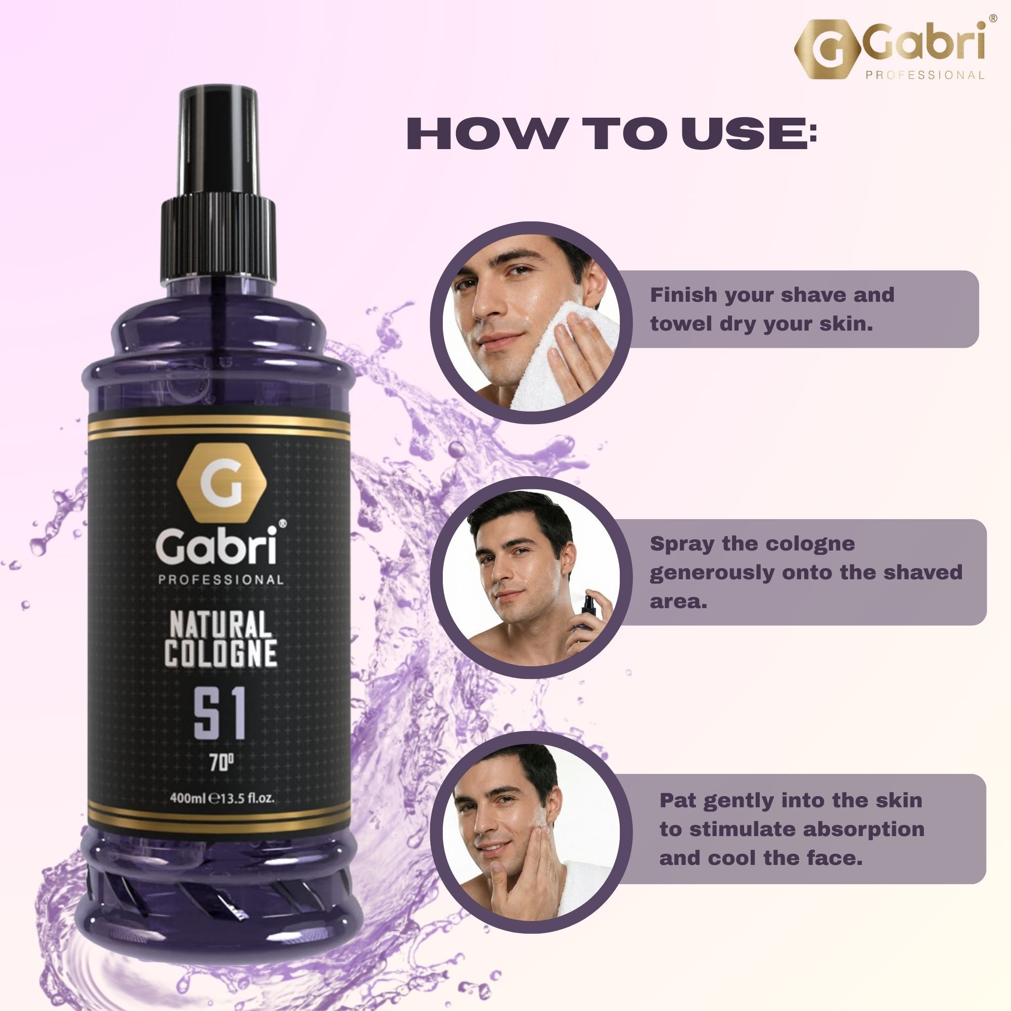 Gabri Professional - Natural Cologne S1 400ml