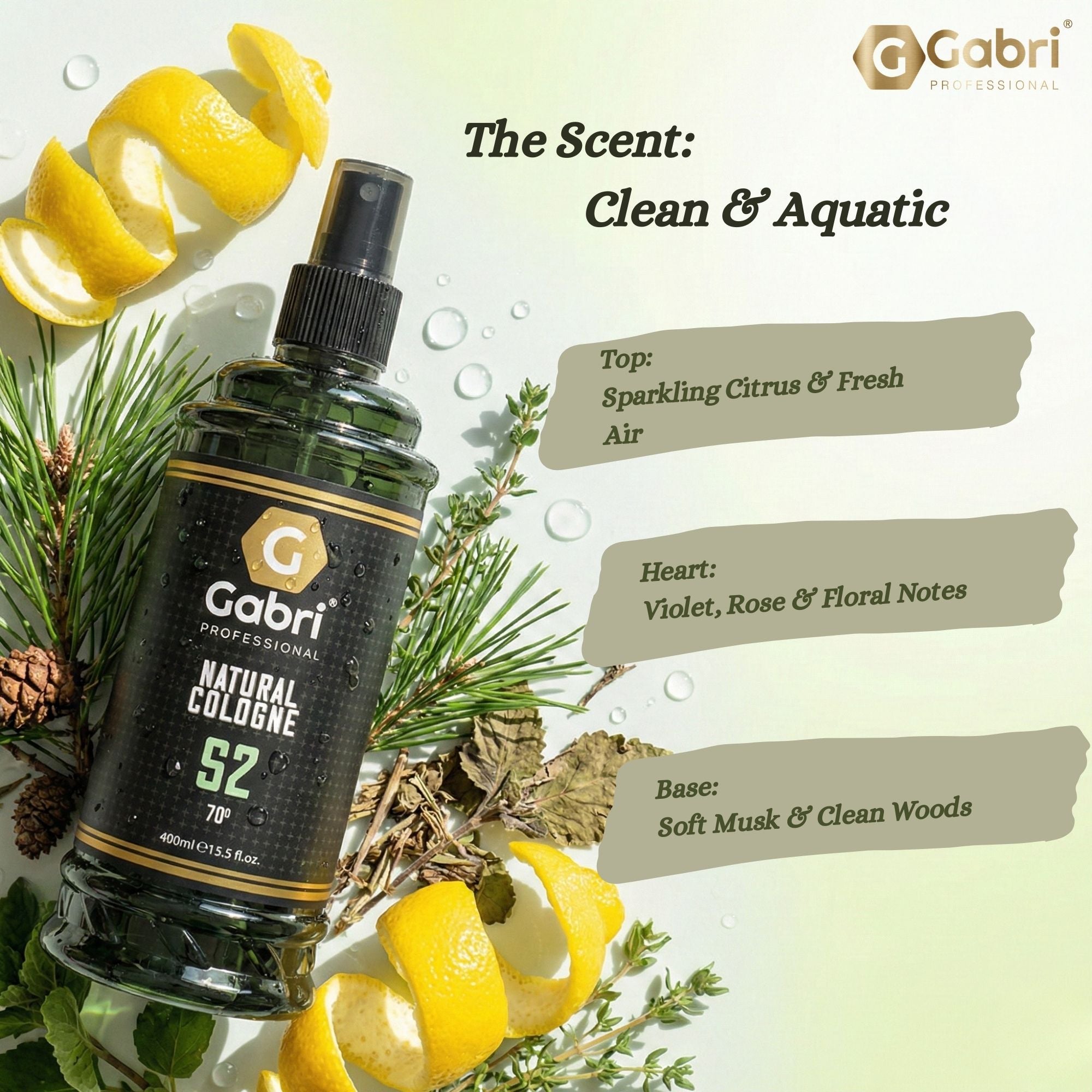 Gabri Professional - Natural Cologne S2 400ml