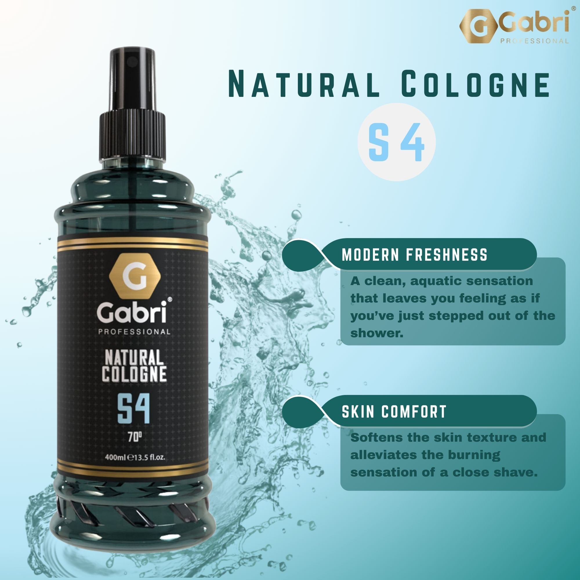 Gabri Professional - Natural Cologne S4 400ml