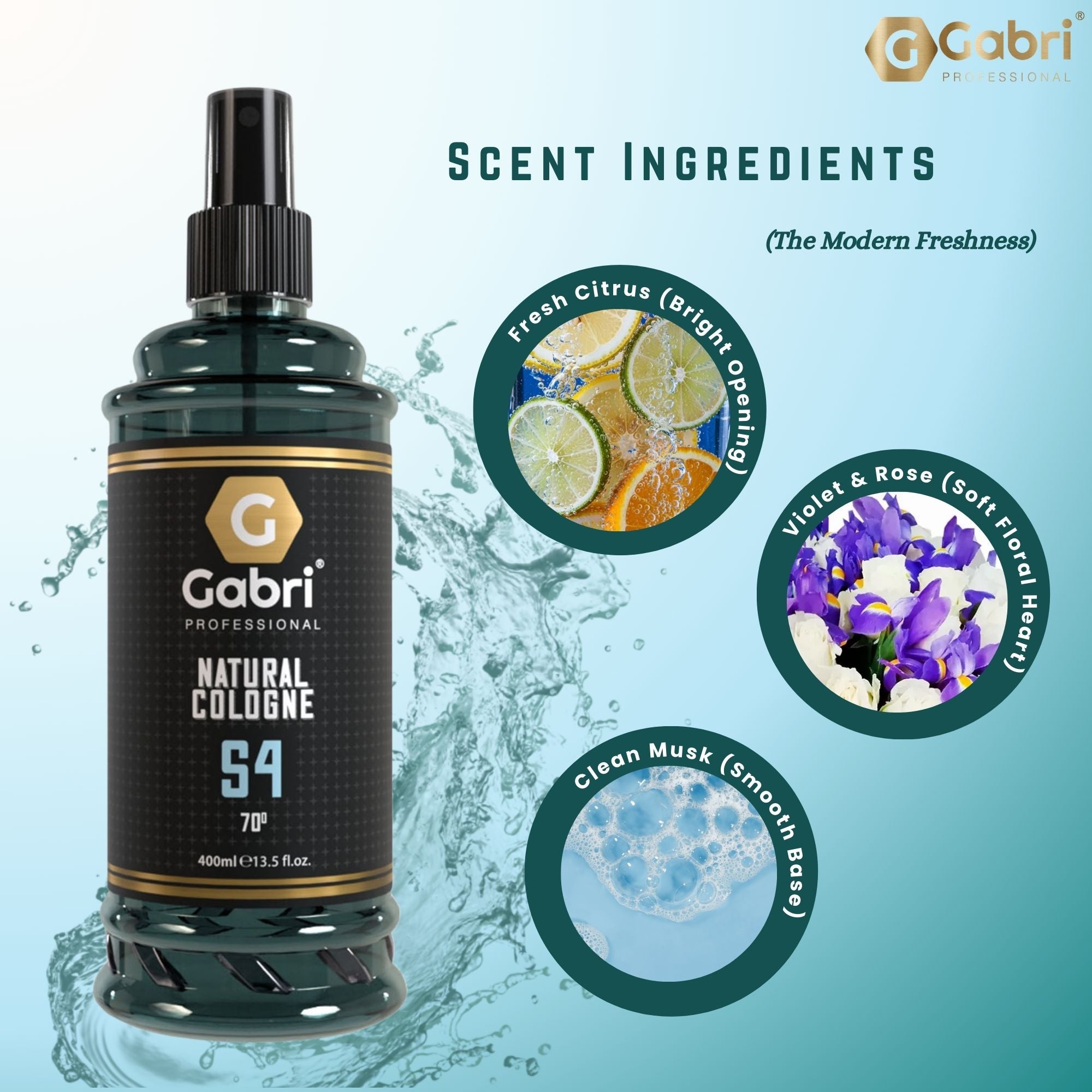 Gabri Professional - Natural Cologne S4 400ml