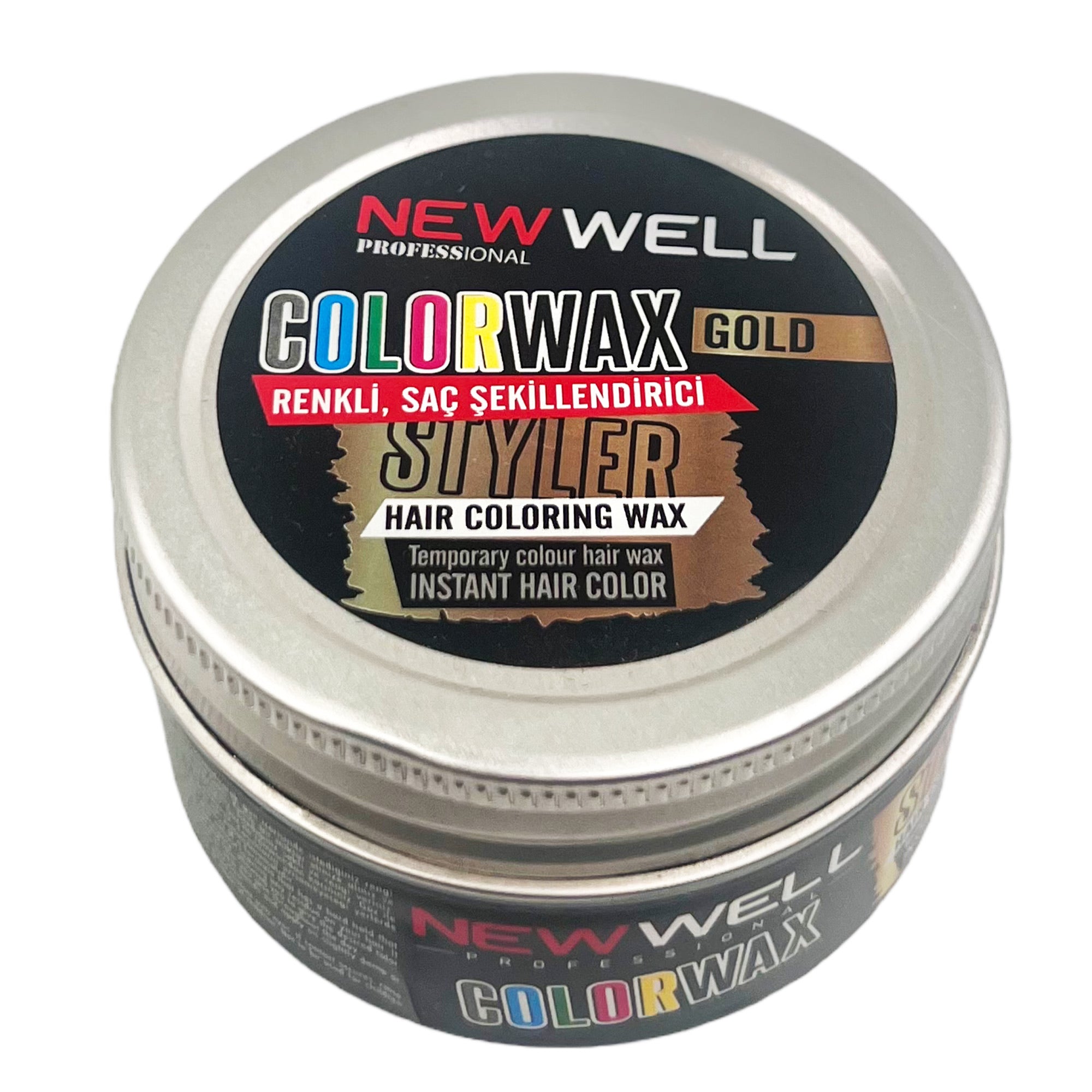 New Well - Colorwax Gold Temporary Colour Hair Wax 100ml