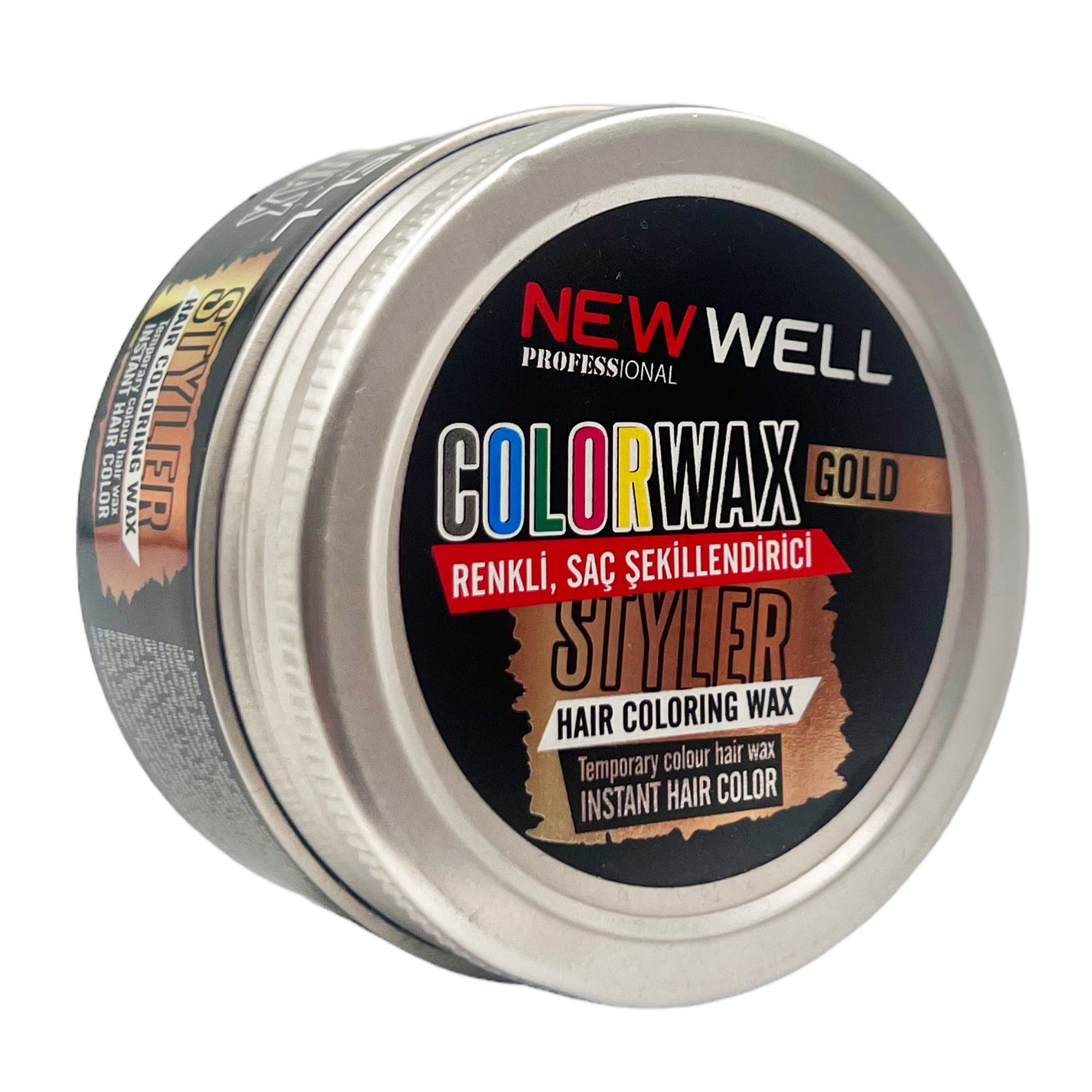 New Well - Colorwax Gold Temporary Colour Hair Wax 100ml