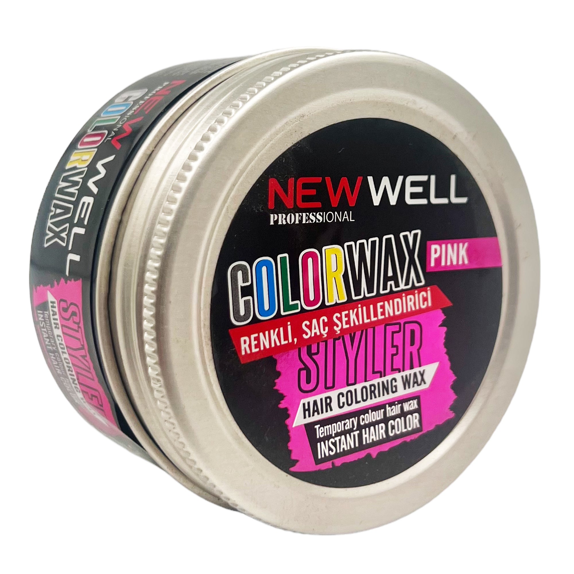 New Well - Colorwax Pink Temporary Colour Hair Wax 100ml