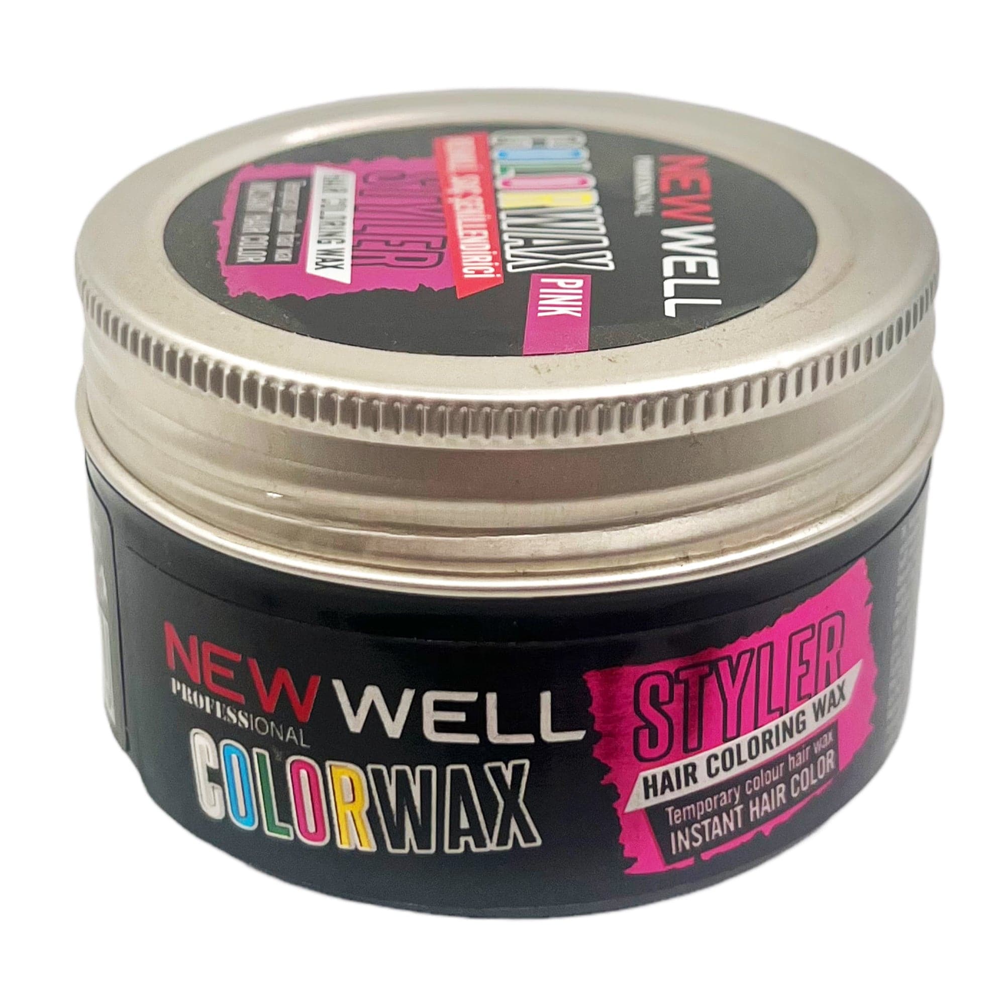New Well - Colorwax Pink Temporary Colour Hair Wax 100ml