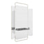 Alpeda - Noah Wall Styling Station (Beige Frame)