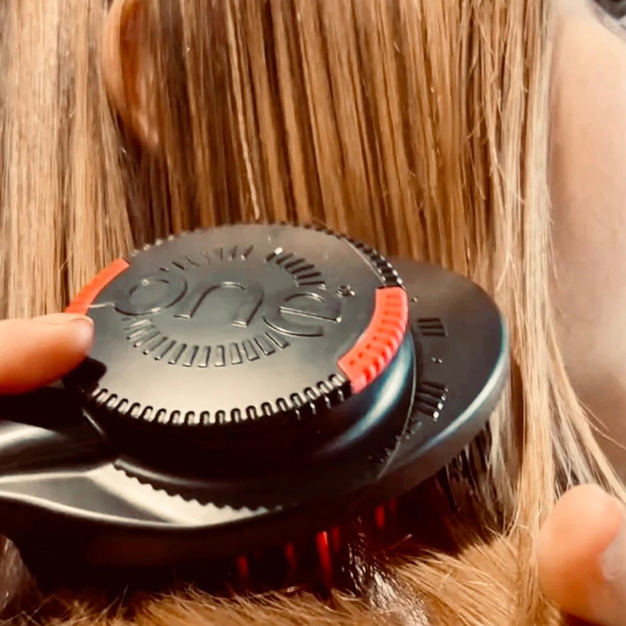 ONE Brush - Adjustable Bristle Strength Hairbrush Black