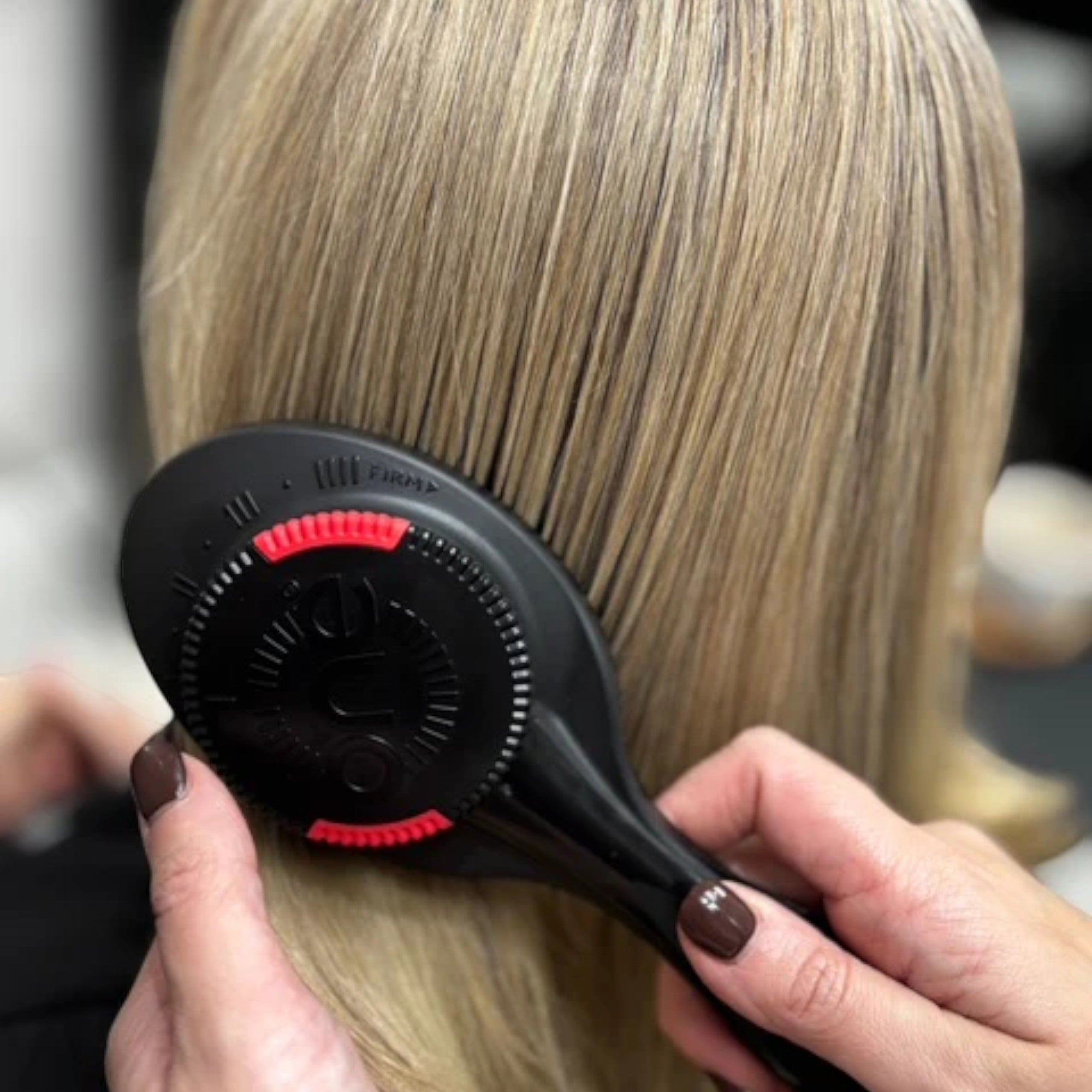 ONE Brush - Adjustable Bristle Strength Hairbrush Black