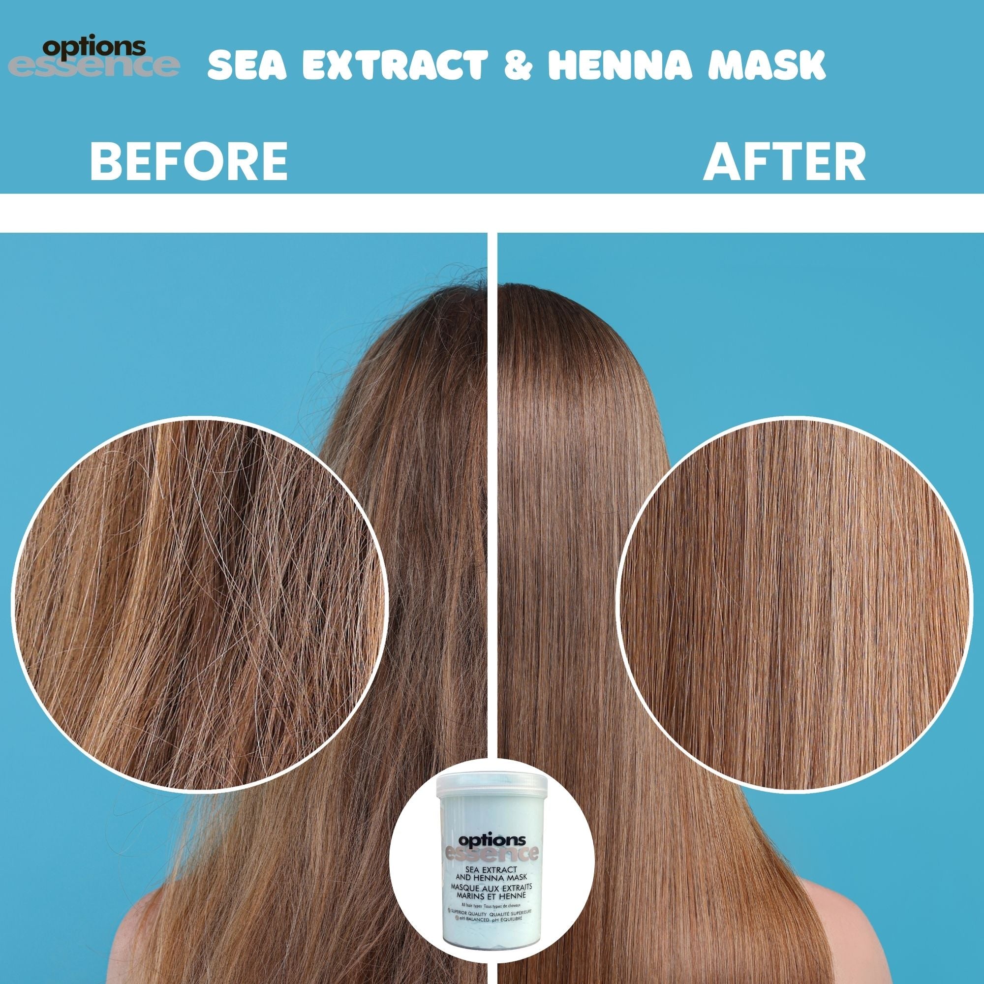 Options Essence - Sea Extract & Henna Mask 1000ml